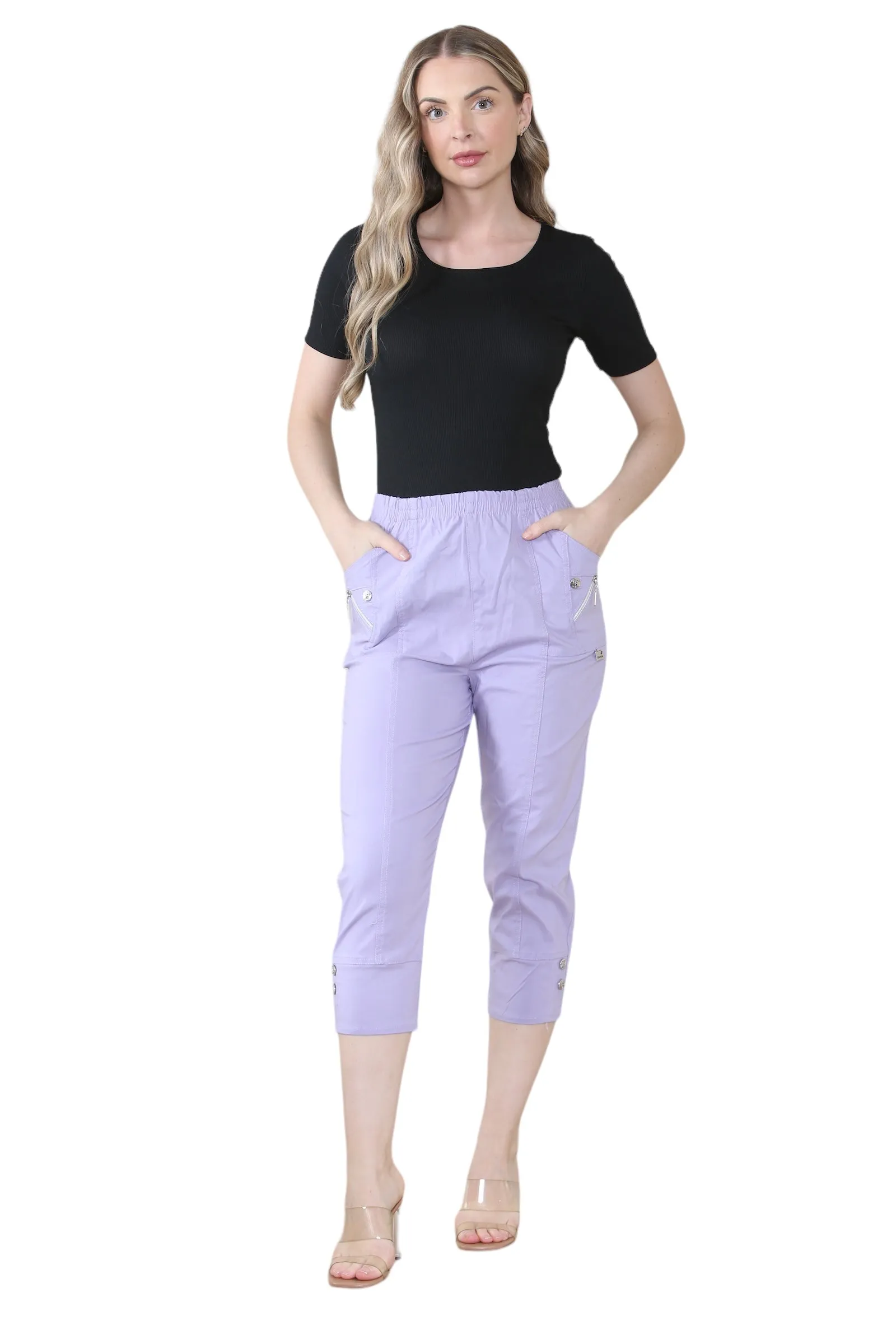 Cherry Berry Capri Trousers