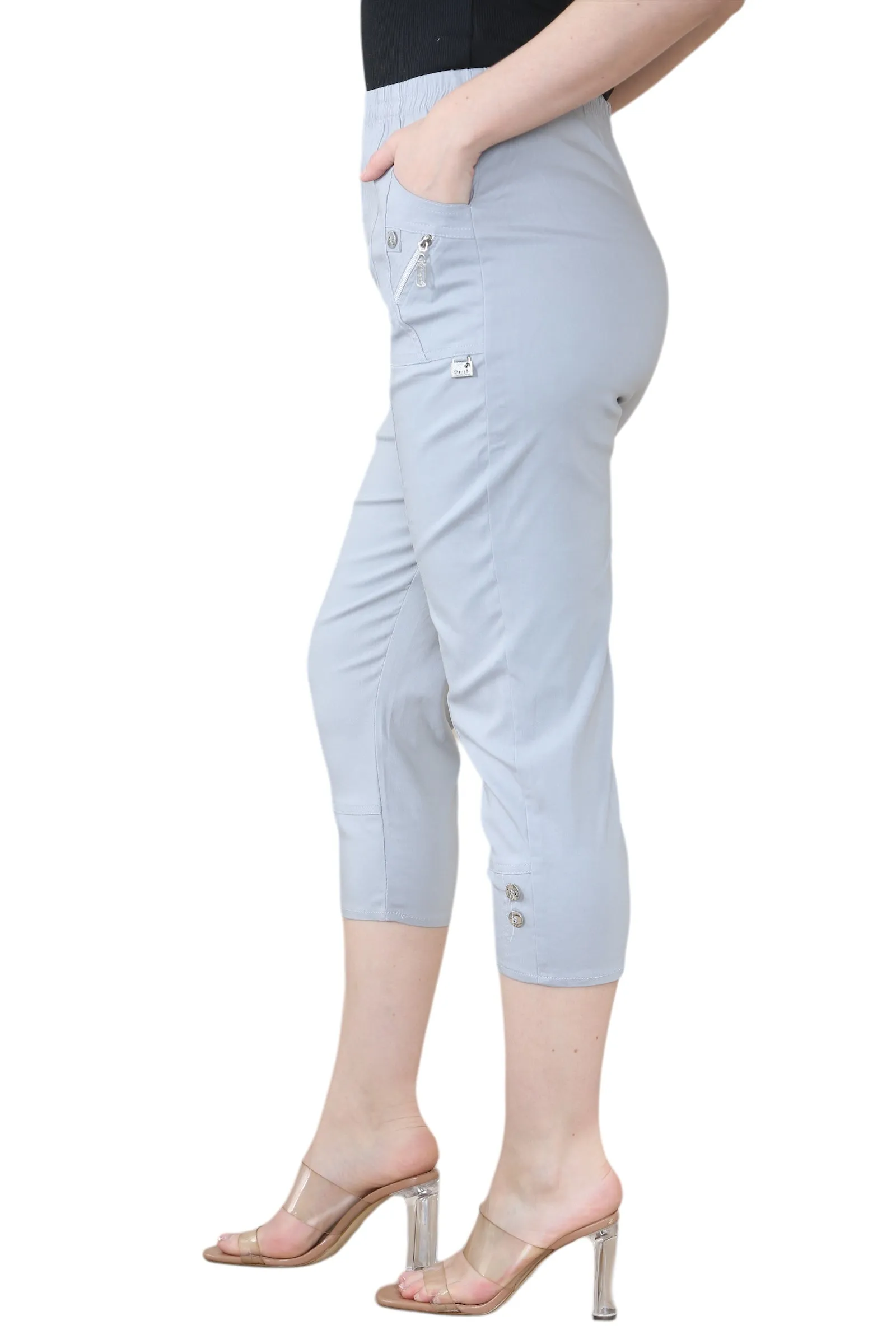 Cherry Berry Capri Trousers