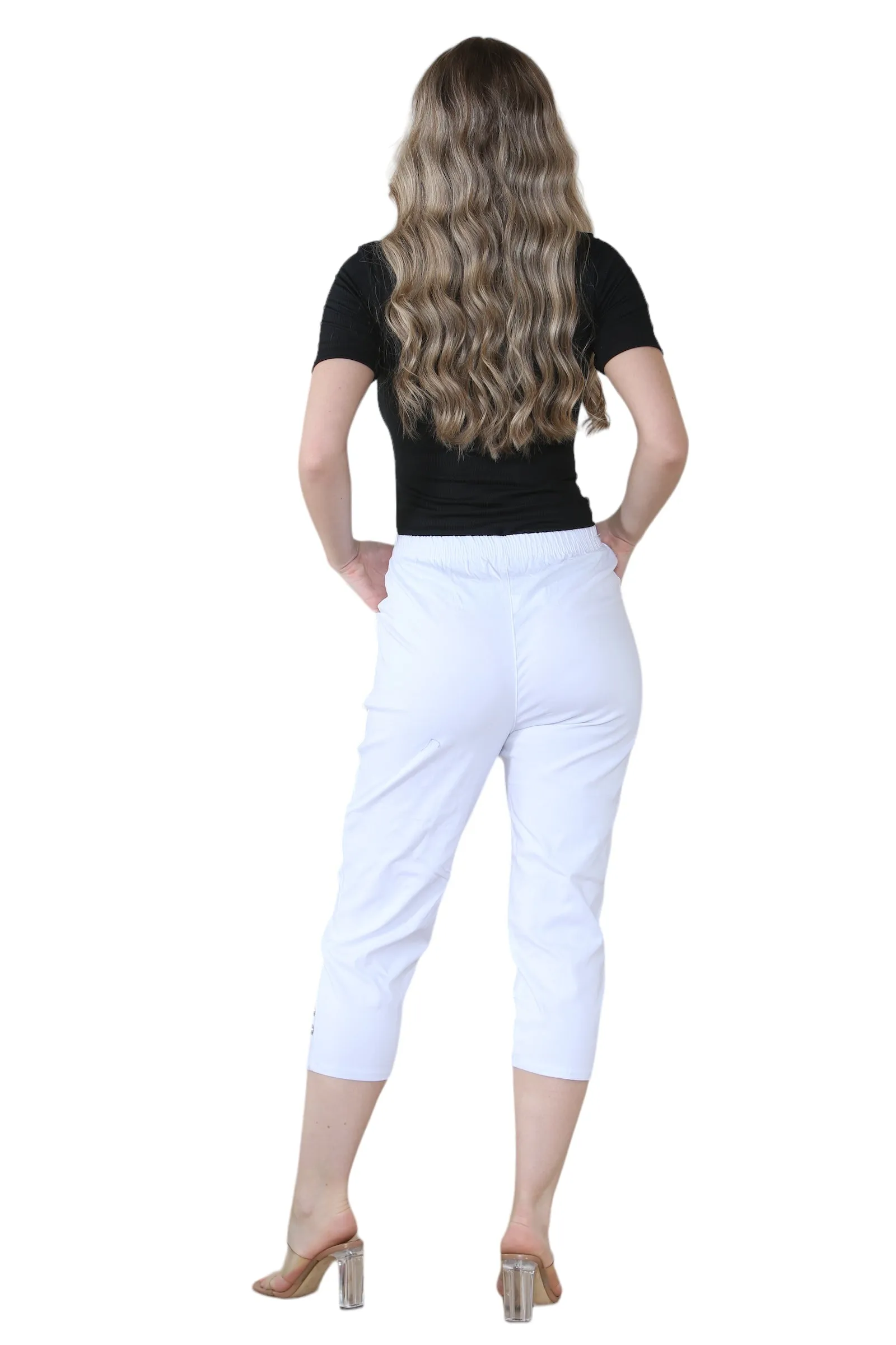 Cherry Berry Capri Trousers
