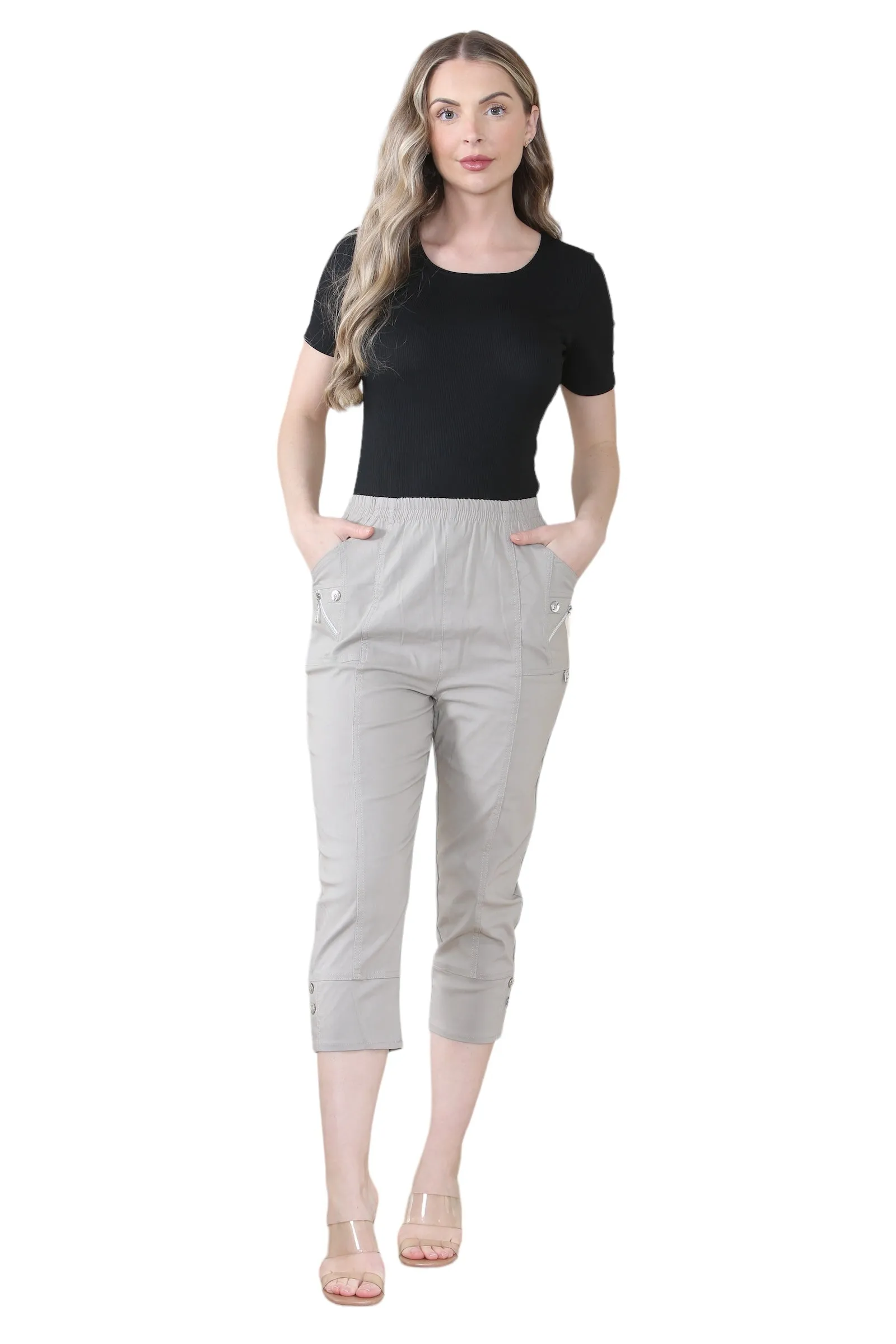 Cherry Berry Capri Trousers