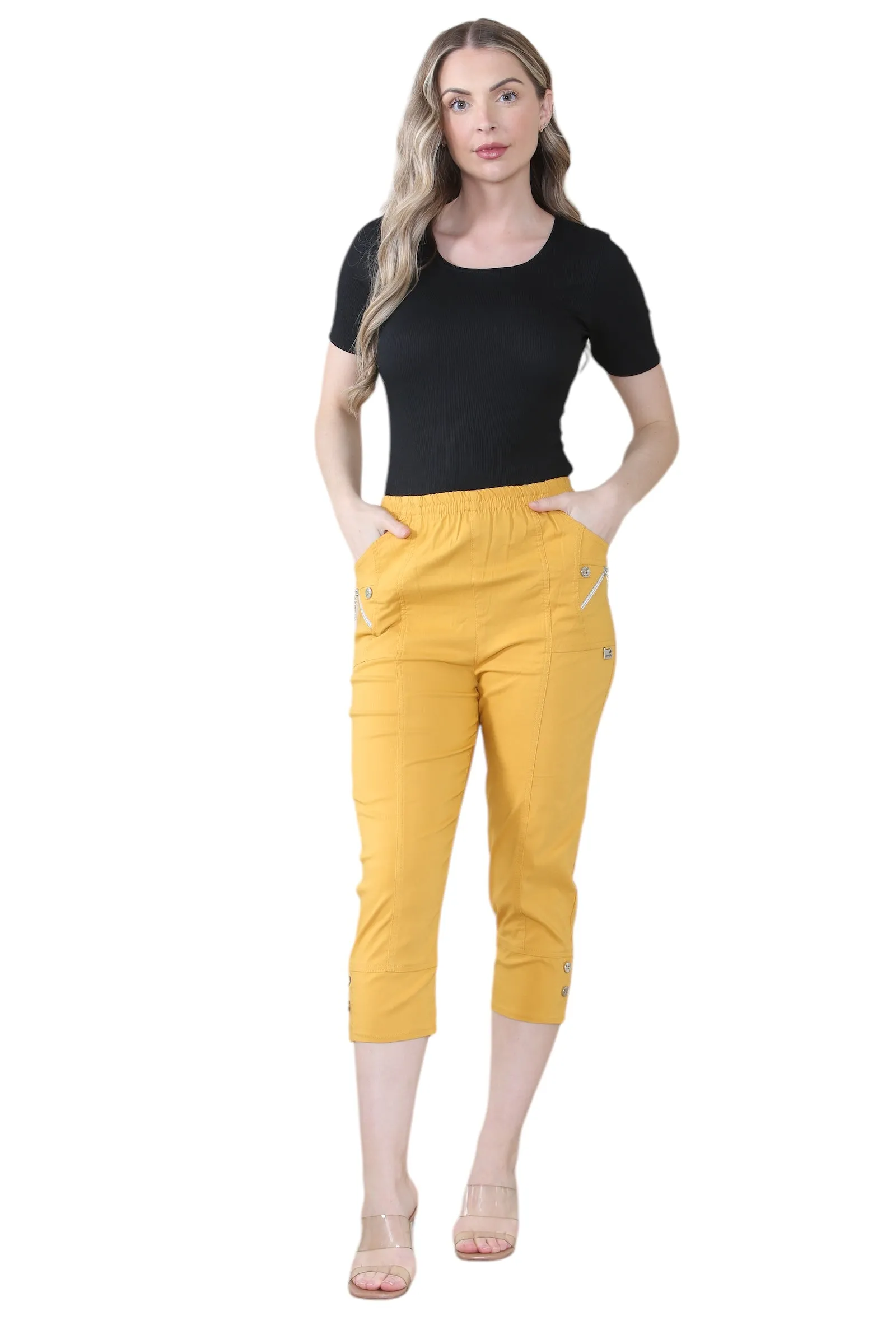 Cherry Berry Capri Trousers