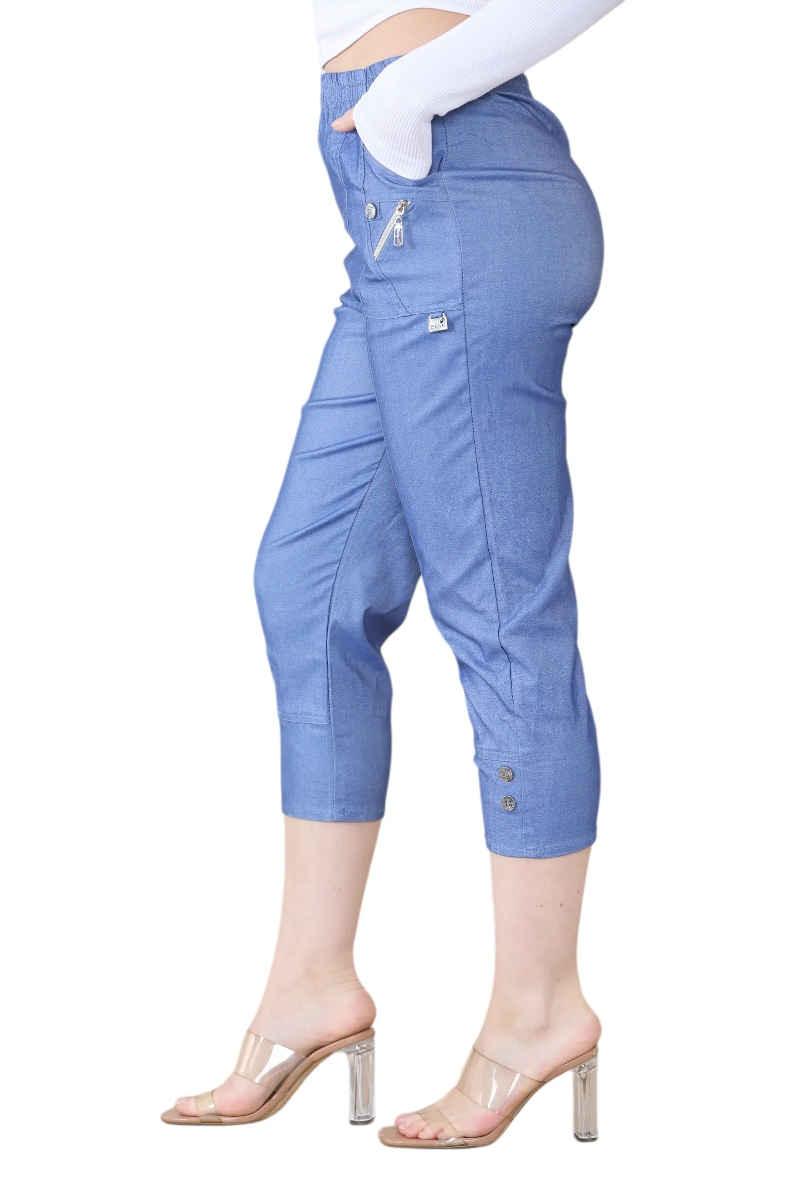 Cherry Berry Capri Trousers
