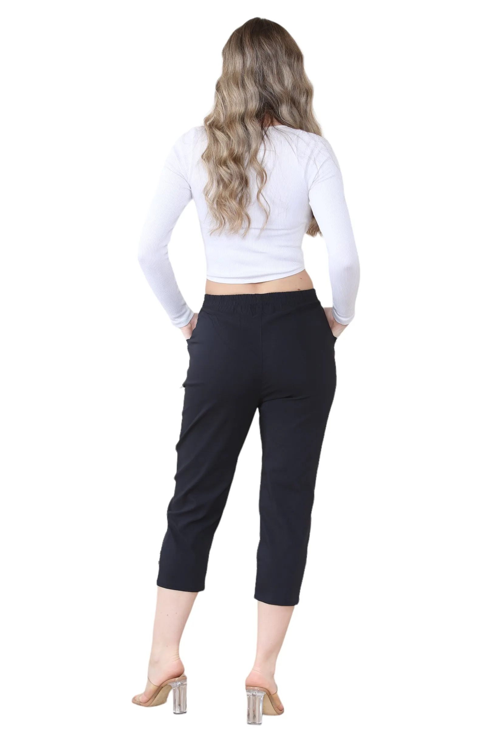 Cherry Berry Capri Trousers