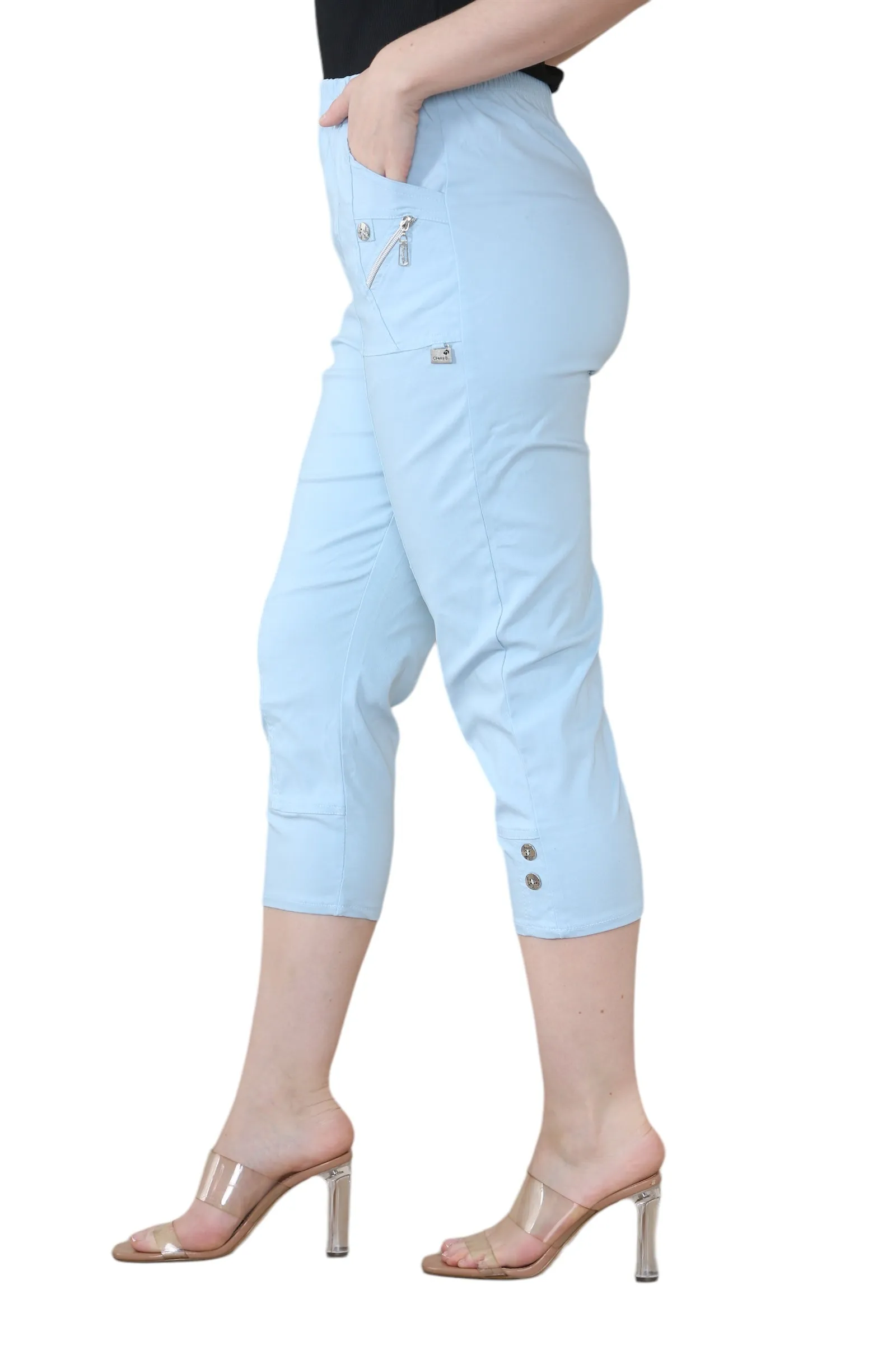 Cherry Berry Capri Trousers