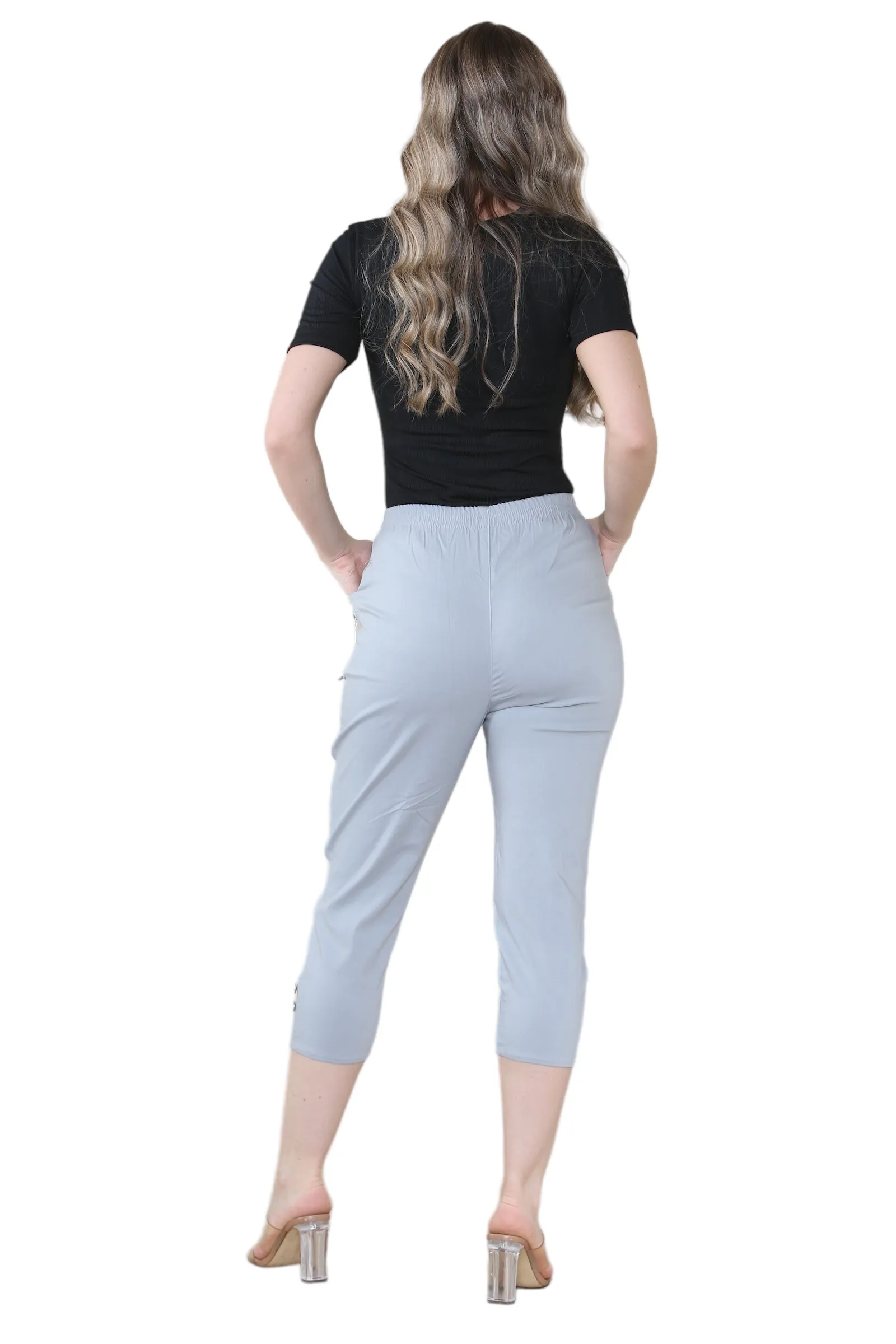 Cherry Berry Capri Trousers