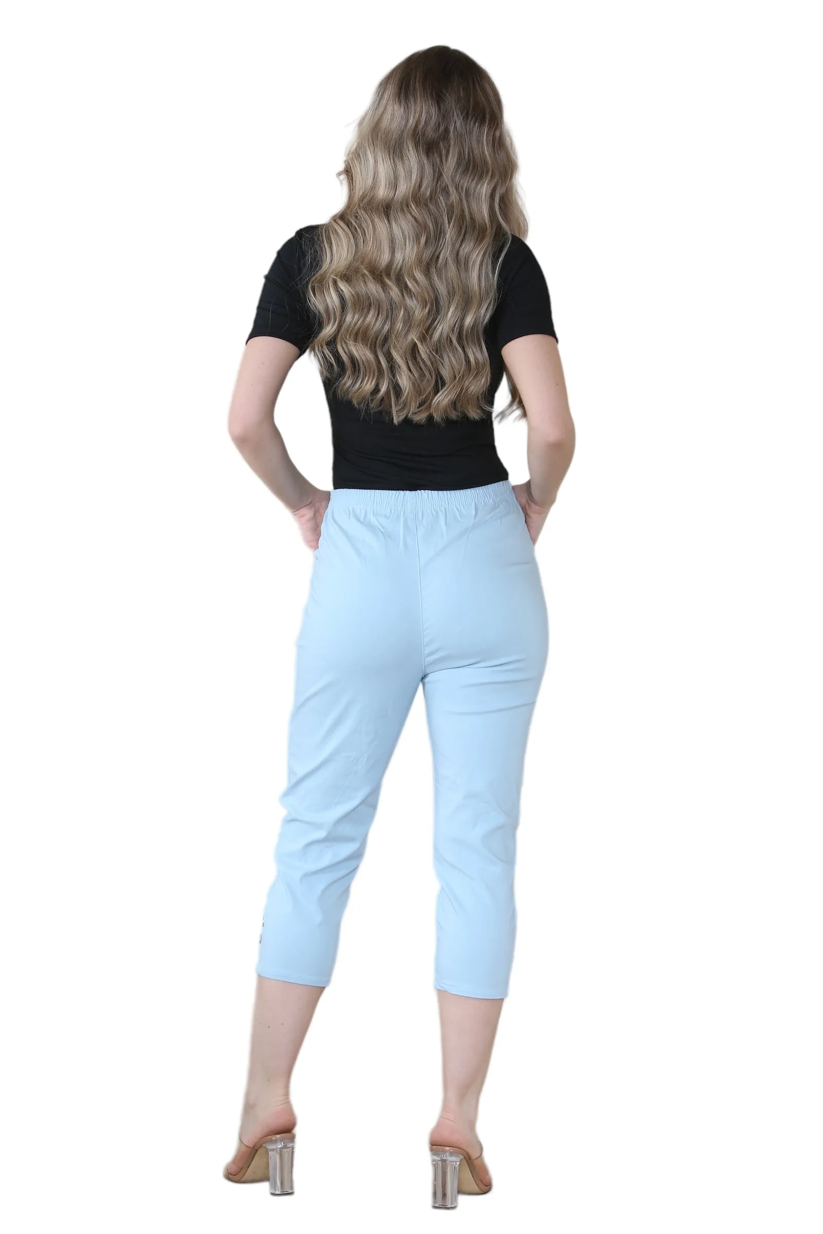 Cherry Berry Capri Trousers