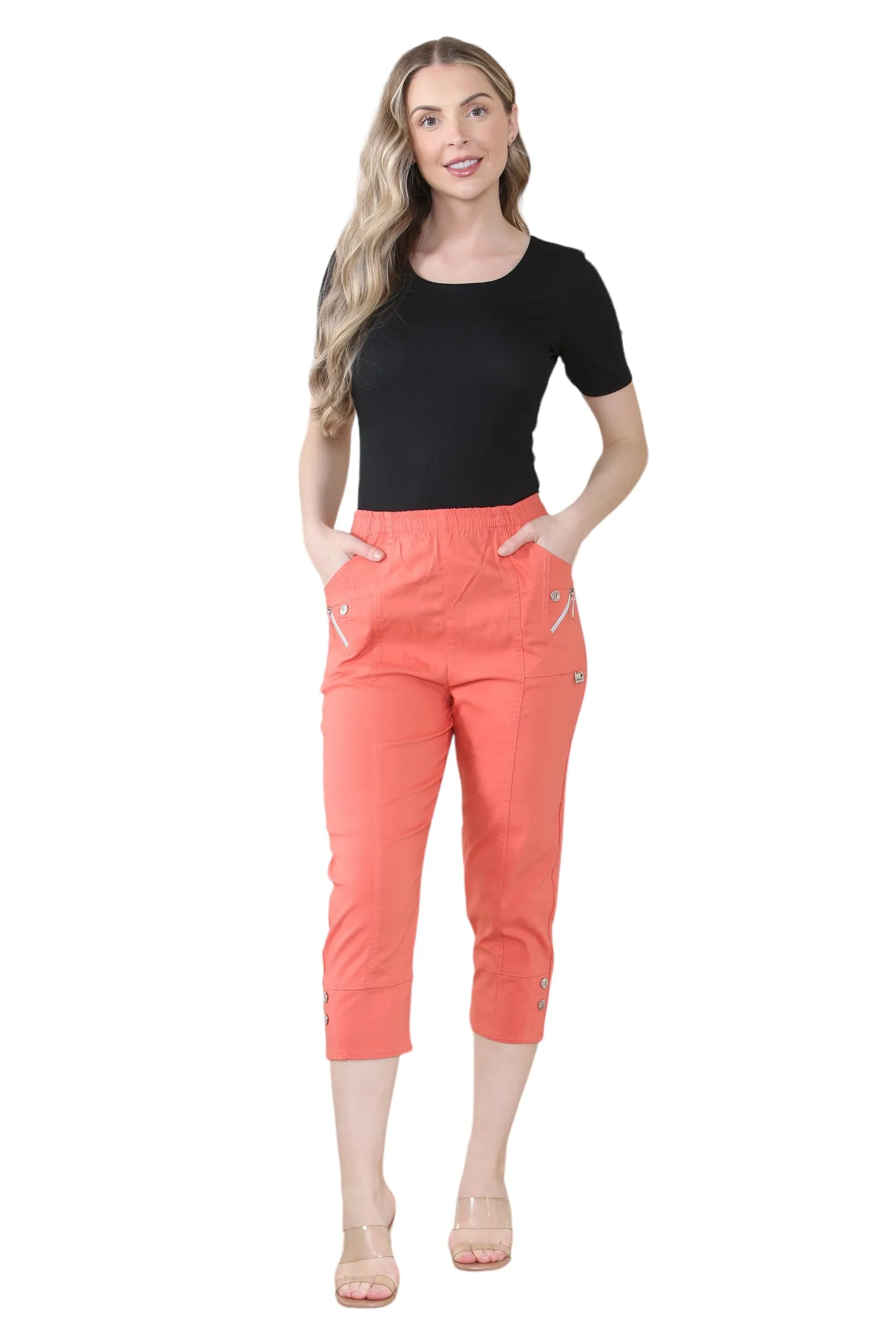 Cherry Berry Capri Trousers