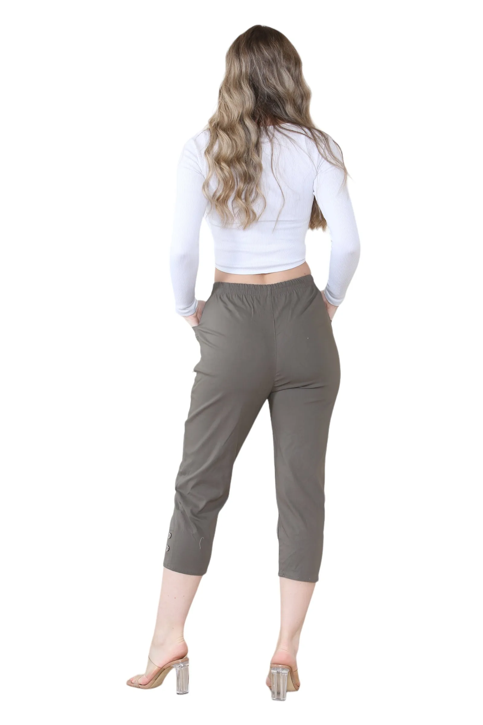 Cherry Berry Capri Trousers