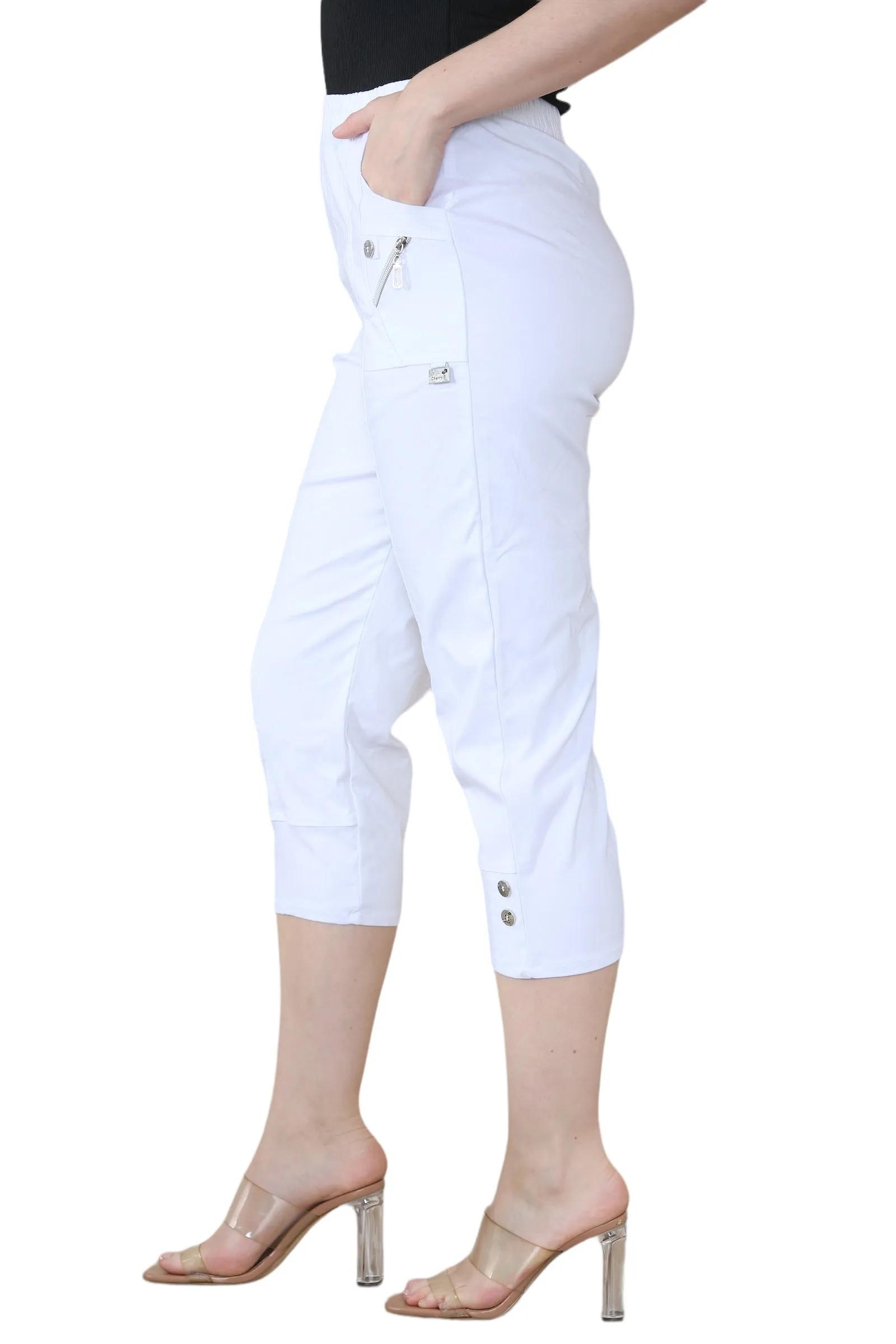 Cherry Berry Capri Trousers