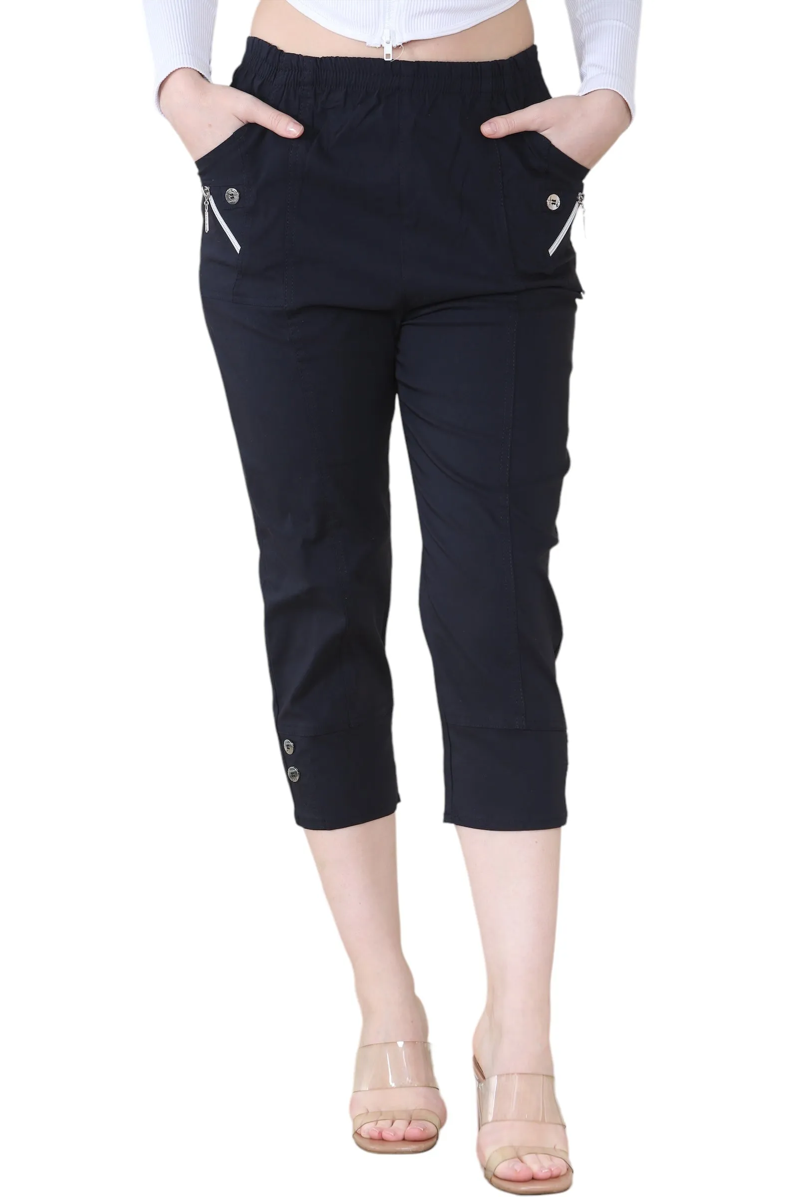 Cherry Berry Capri Trousers