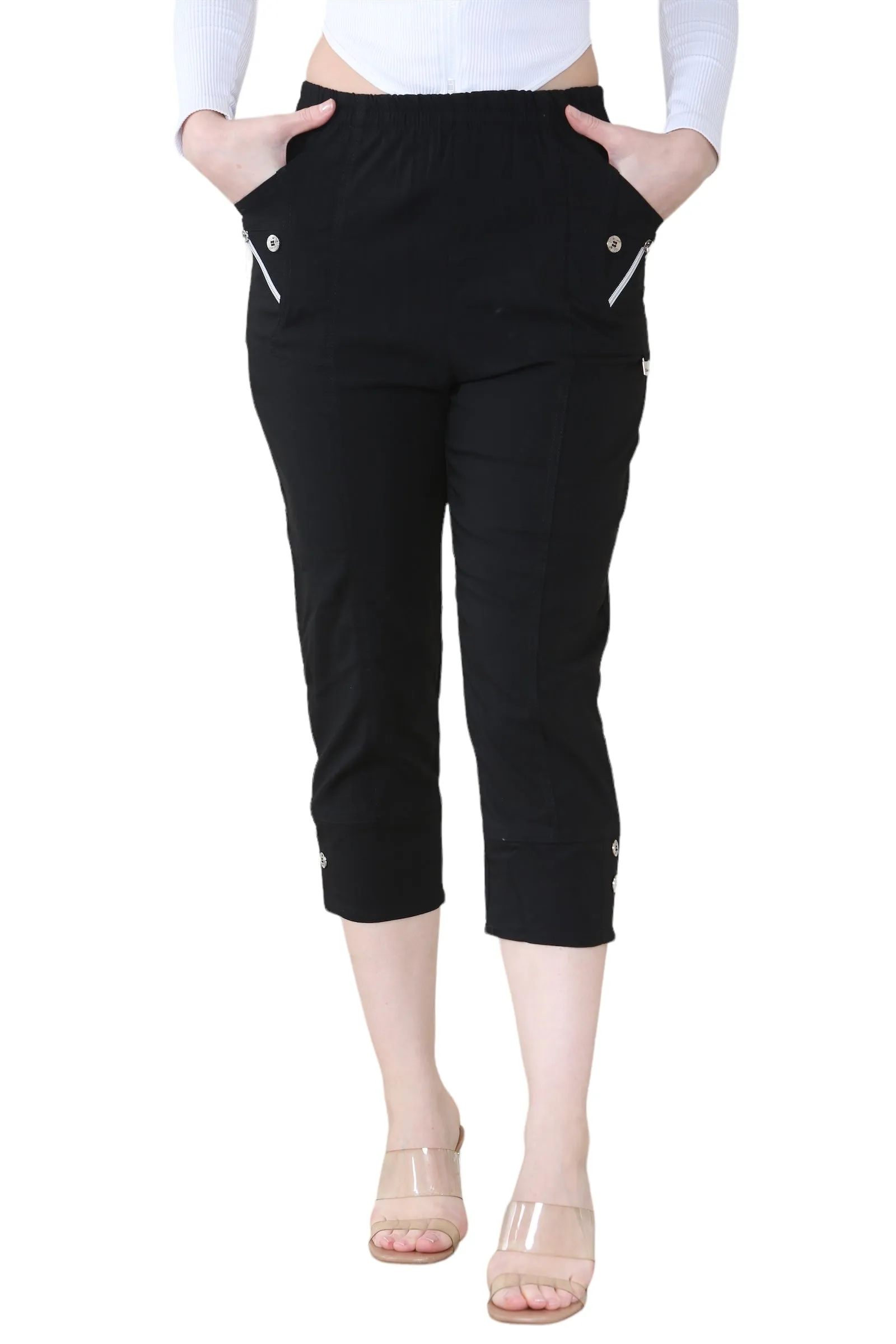 Cherry Berry Capri Trousers