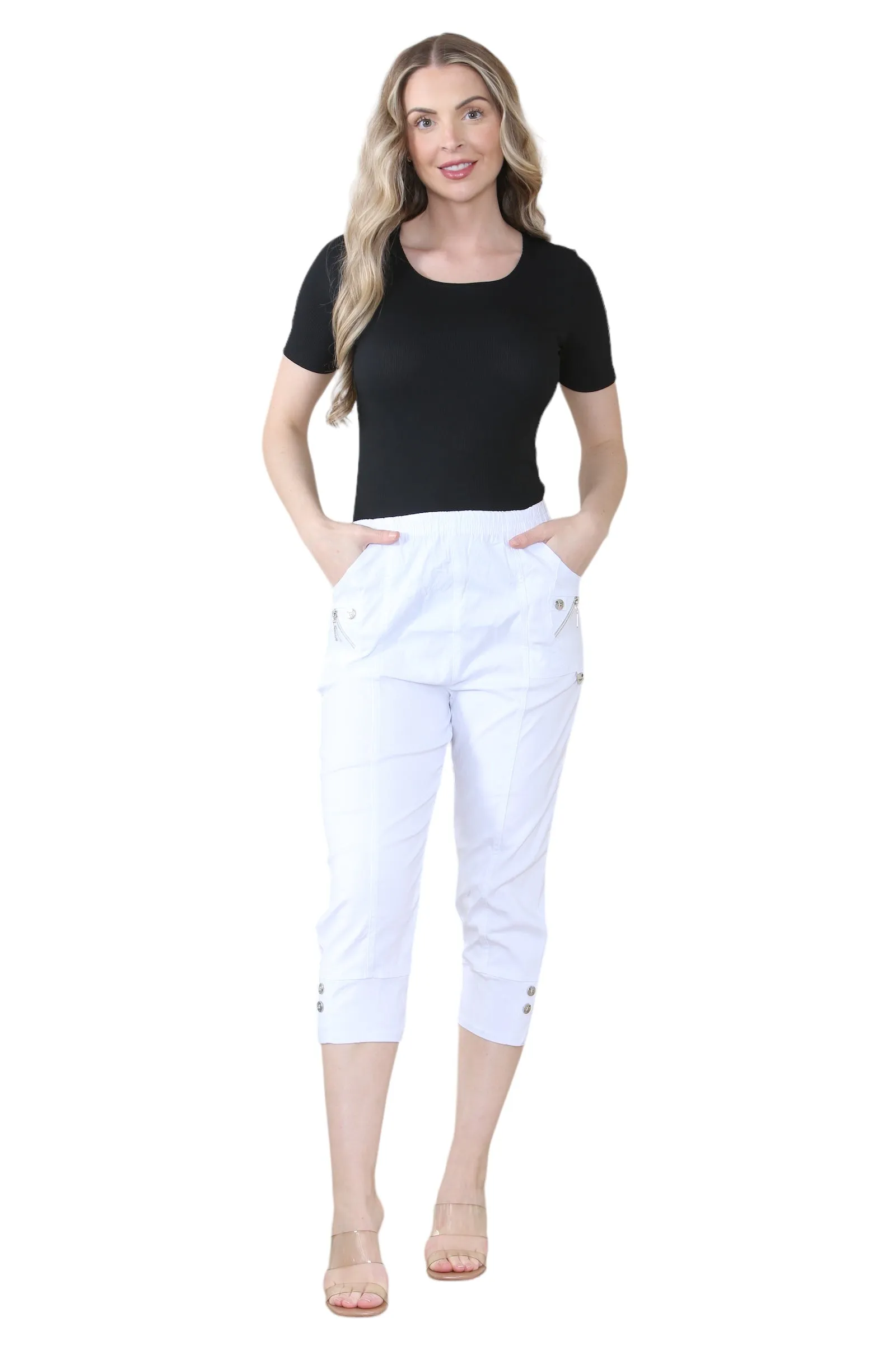 Cherry Berry Capri Trousers