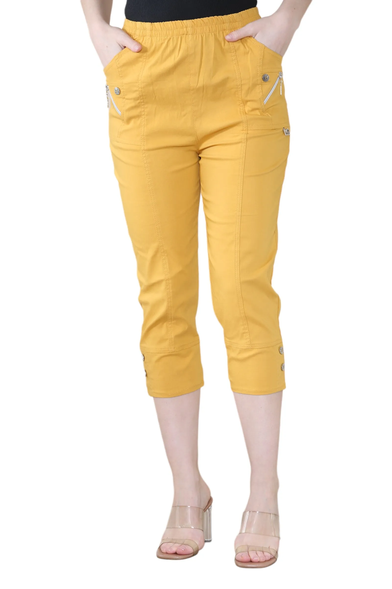 Cherry Berry Capri Trousers