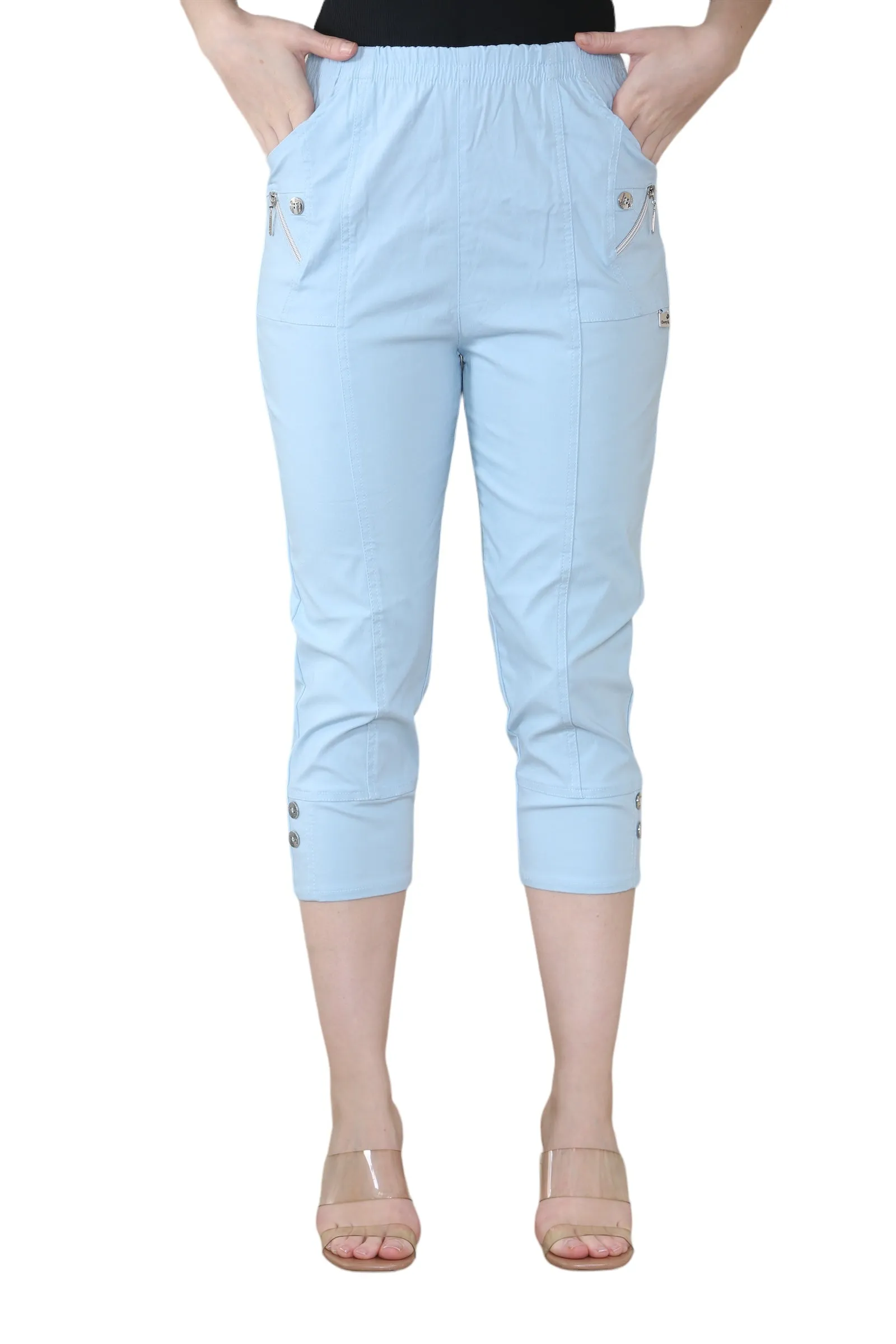 Cherry Berry Capri Trousers