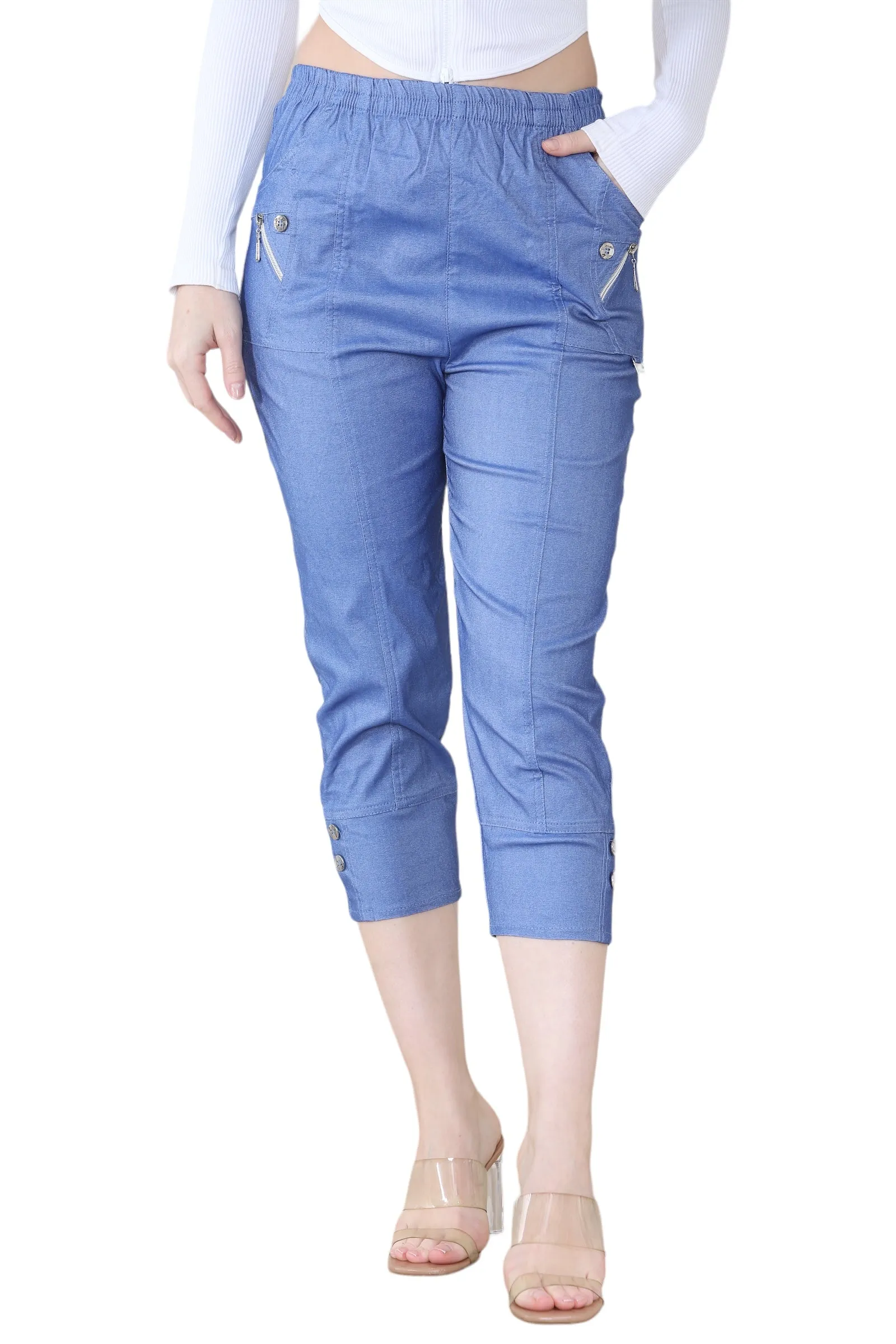 Cherry Berry Capri Trousers