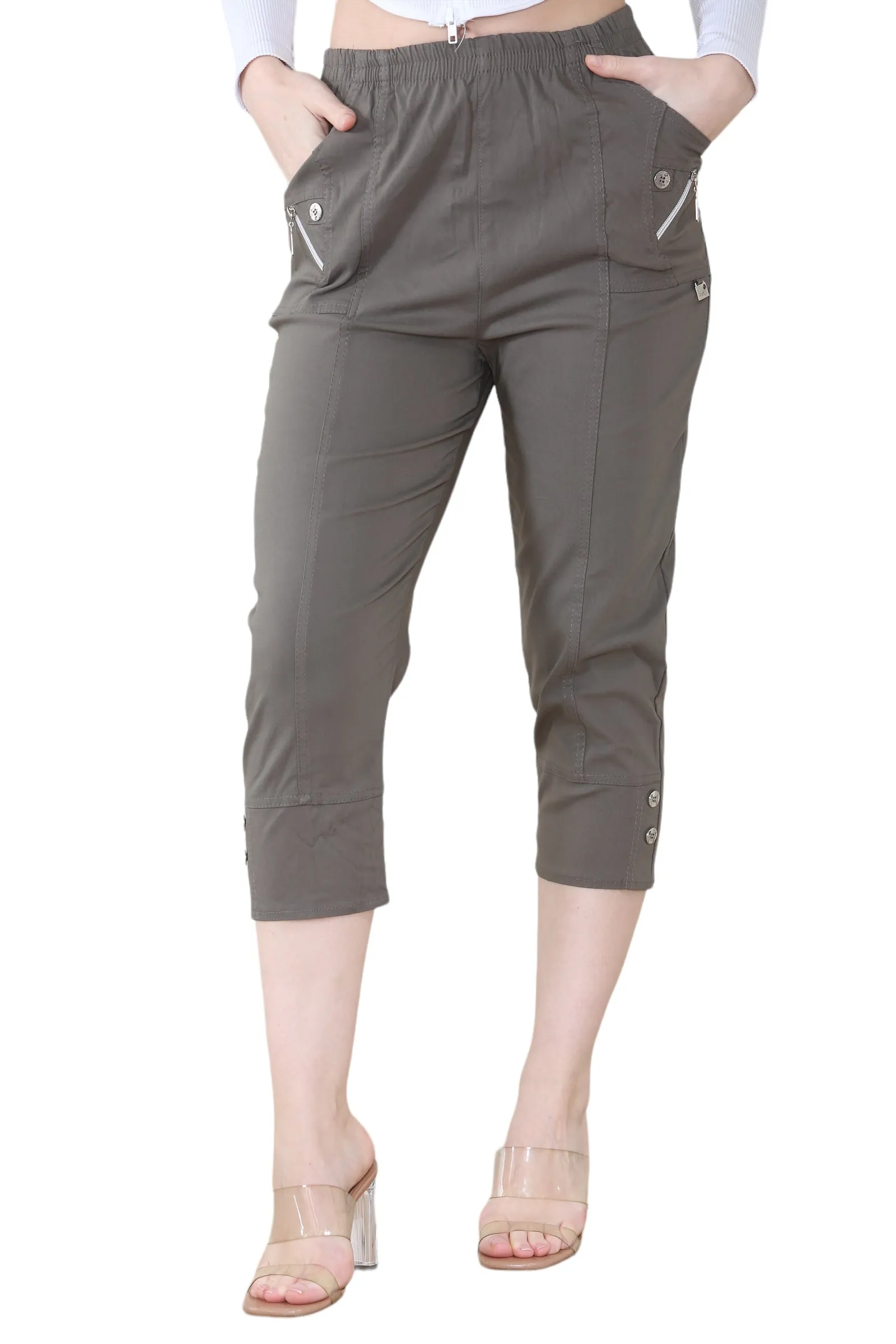 Cherry Berry Capri Trousers