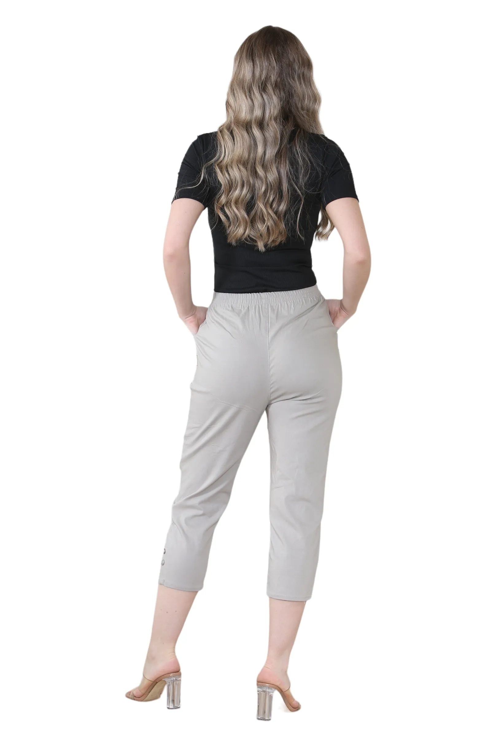 Cherry Berry Capri Trousers