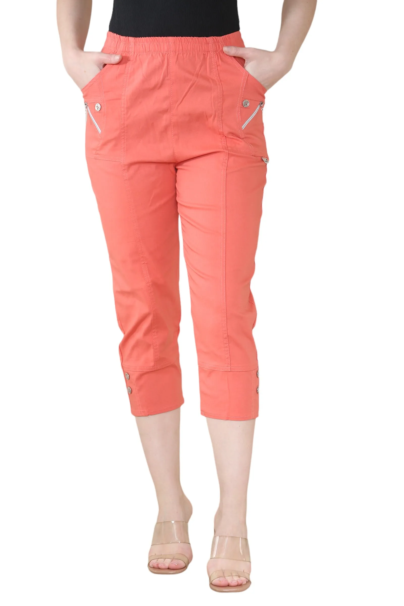 Cherry Berry Capri Trousers