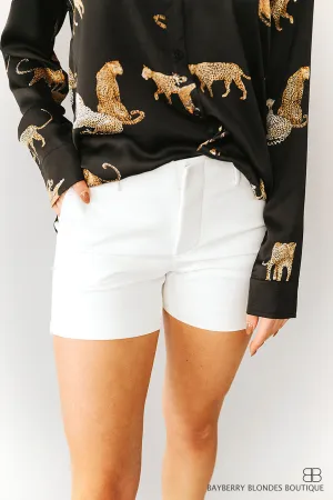 Chino Short- Off White