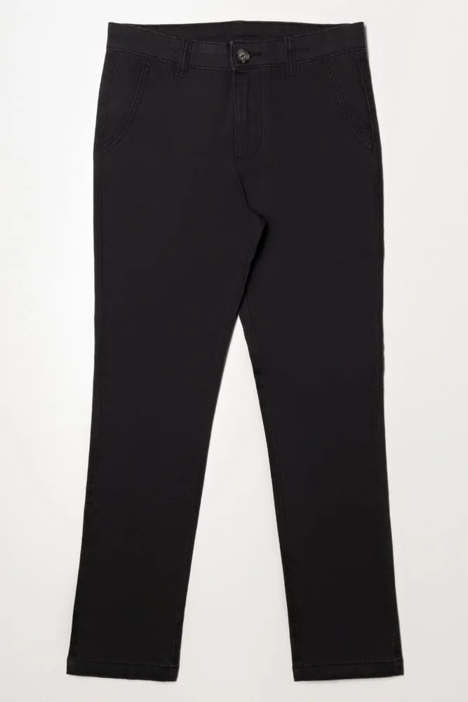 Chino Trousers Black