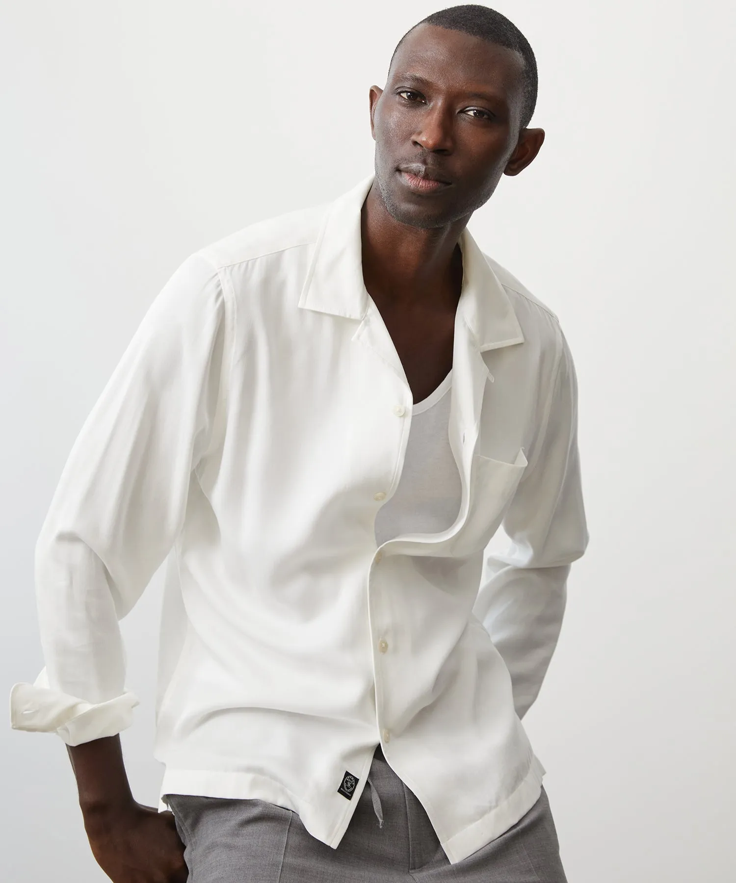 Classic Fit Rayon Hollywood Shirt