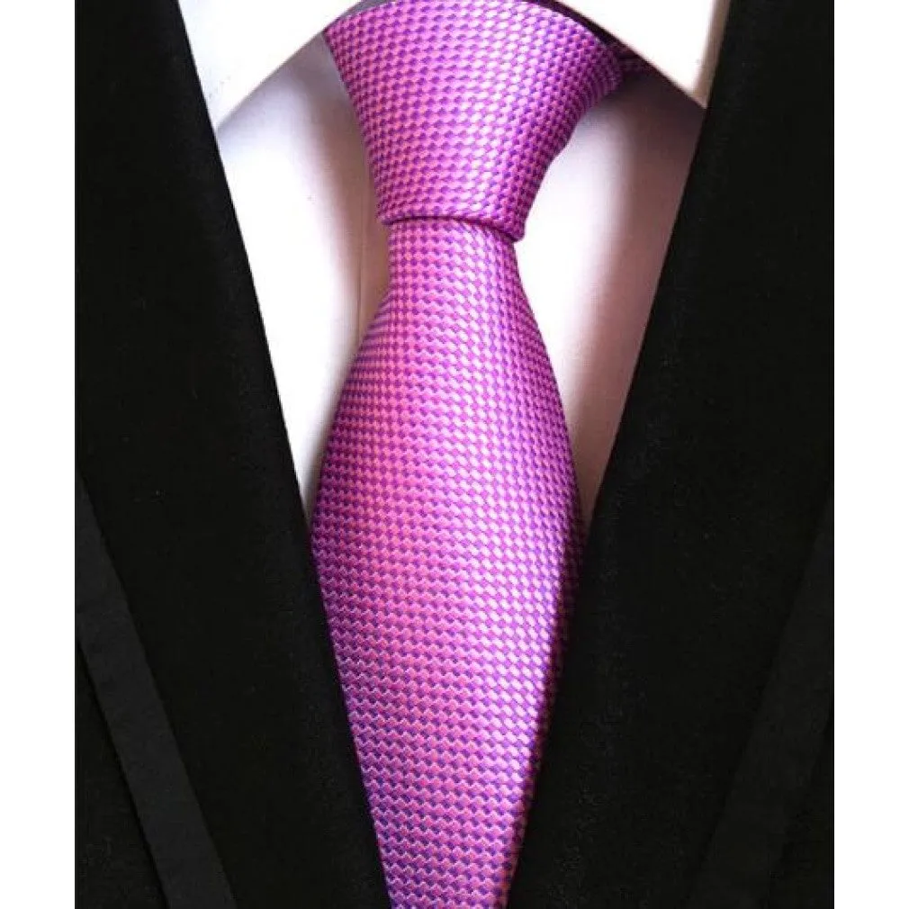 ContiNent 33 Fashion Neckties Classic Men's Stripe Yellow Navy Blue Wedding Ties Jacquard Woven 100% Silk Men Solid Tie Polka Dots Neck Ties