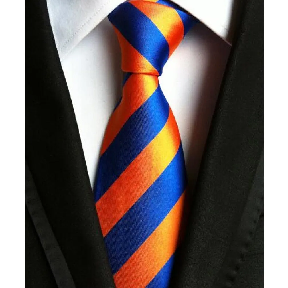 ContiNent 33 Fashion Neckties Classic Men's Stripe Yellow Navy Blue Wedding Ties Jacquard Woven 100% Silk Men Solid Tie Polka Dots Neck Ties