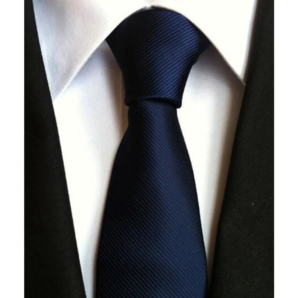 ContiNent 33 Fashion Neckties Classic Men's Stripe Yellow Navy Blue Wedding Ties Jacquard Woven 100% Silk Men Solid Tie Polka Dots Neck Ties
