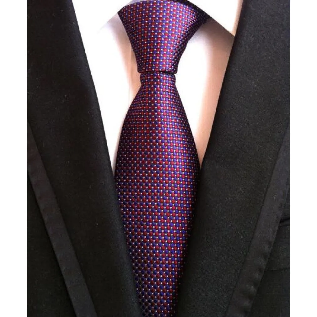ContiNent 33 Fashion Neckties Classic Men's Stripe Yellow Navy Blue Wedding Ties Jacquard Woven 100% Silk Men Solid Tie Polka Dots Neck Ties