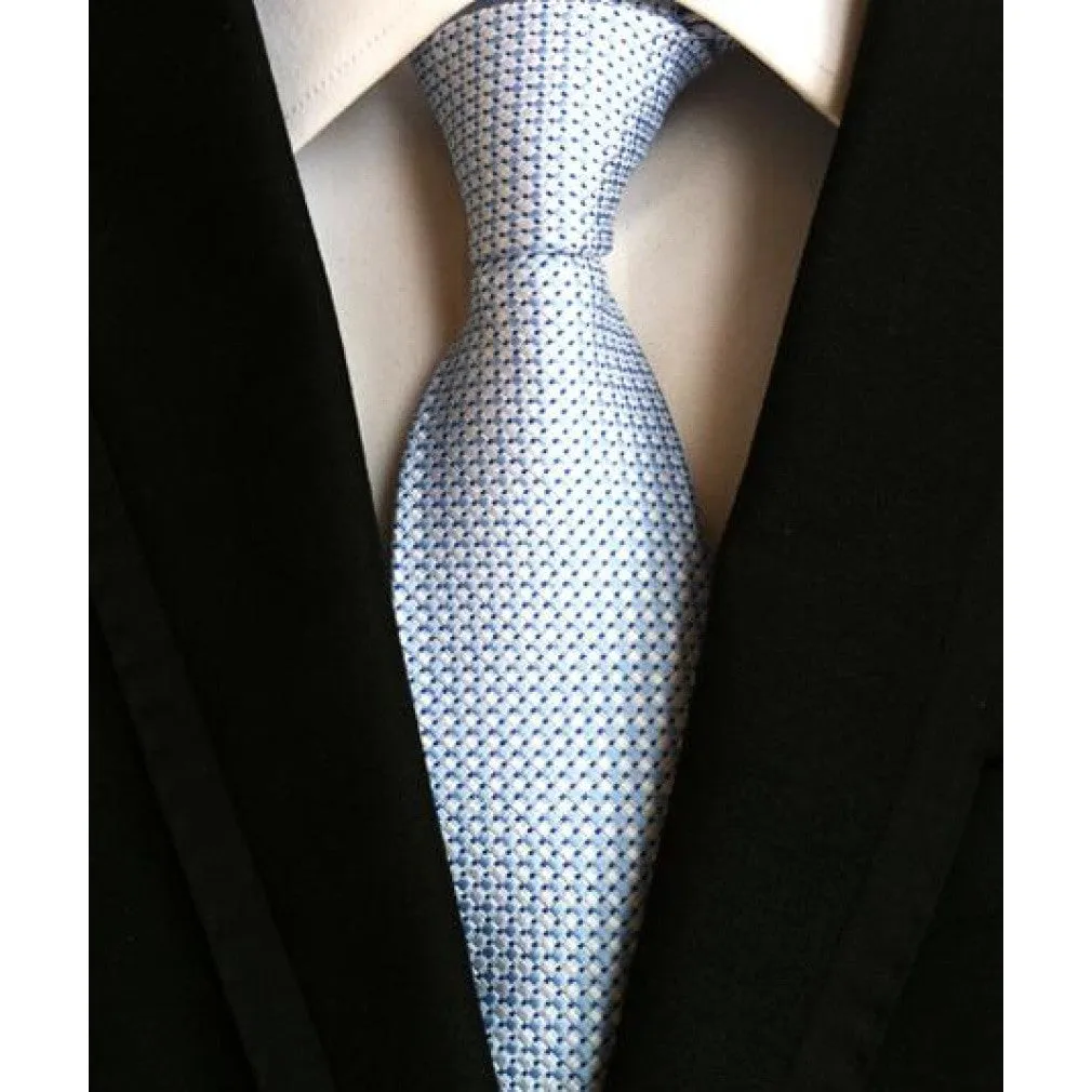 ContiNent 33 Fashion Neckties Classic Men's Stripe Yellow Navy Blue Wedding Ties Jacquard Woven 100% Silk Men Solid Tie Polka Dots Neck Ties