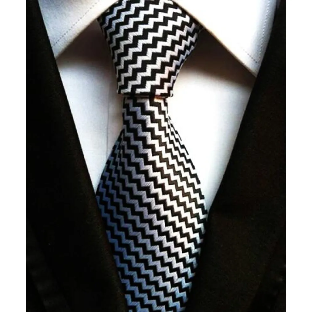 ContiNent 33 Fashion Neckties Classic Men's Stripe Yellow Navy Blue Wedding Ties Jacquard Woven 100% Silk Men Solid Tie Polka Dots Neck Ties