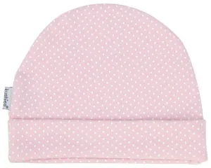 Cotton Baby Cap- Pink Dot