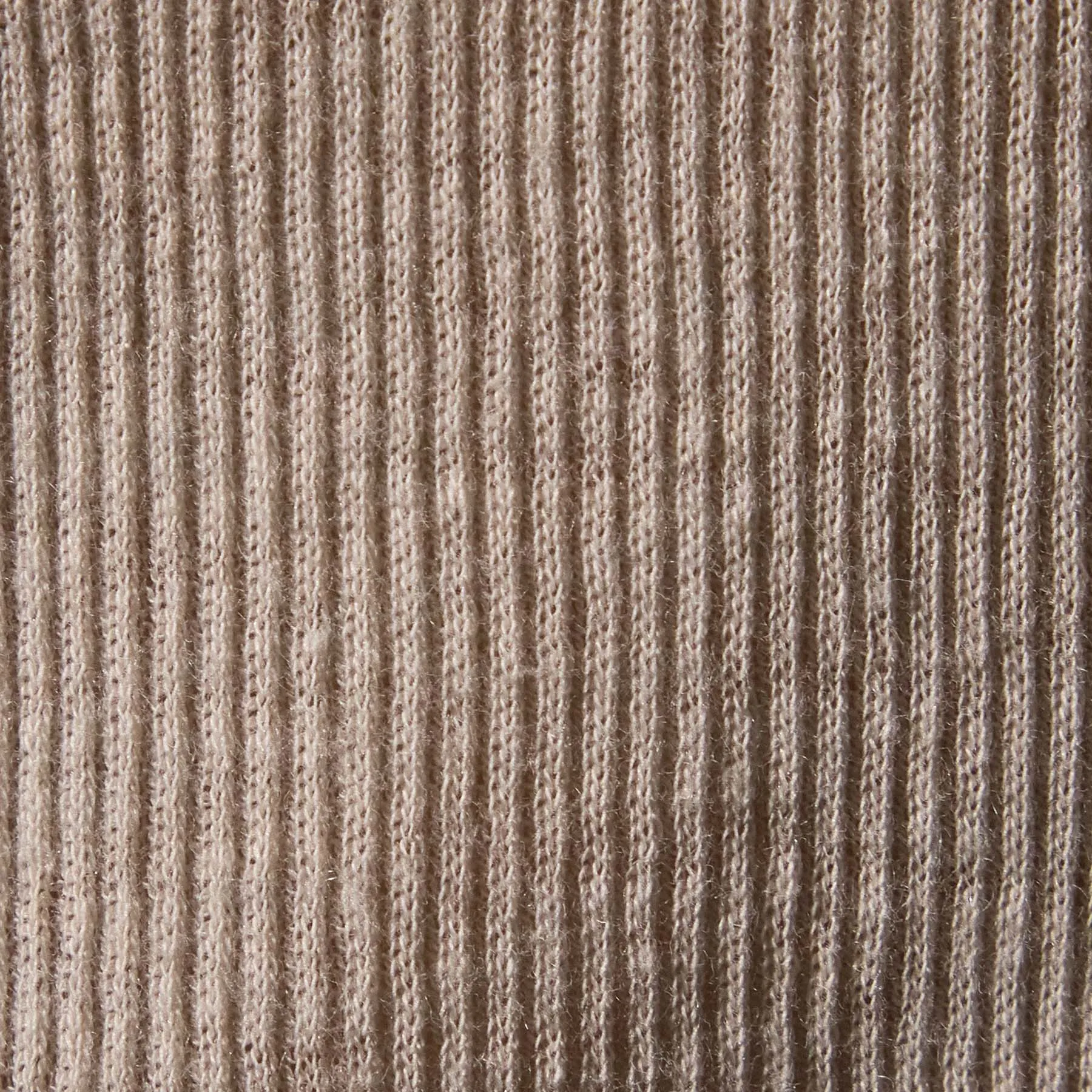 Cotton Cashmere Ribbed Racer Back Tank - Salt