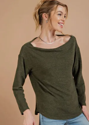 Cowl Neck Top - Final Sale