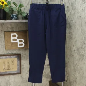 Denim & Co. Active Pull-On Ankle Pants With Pockets Navy Medium