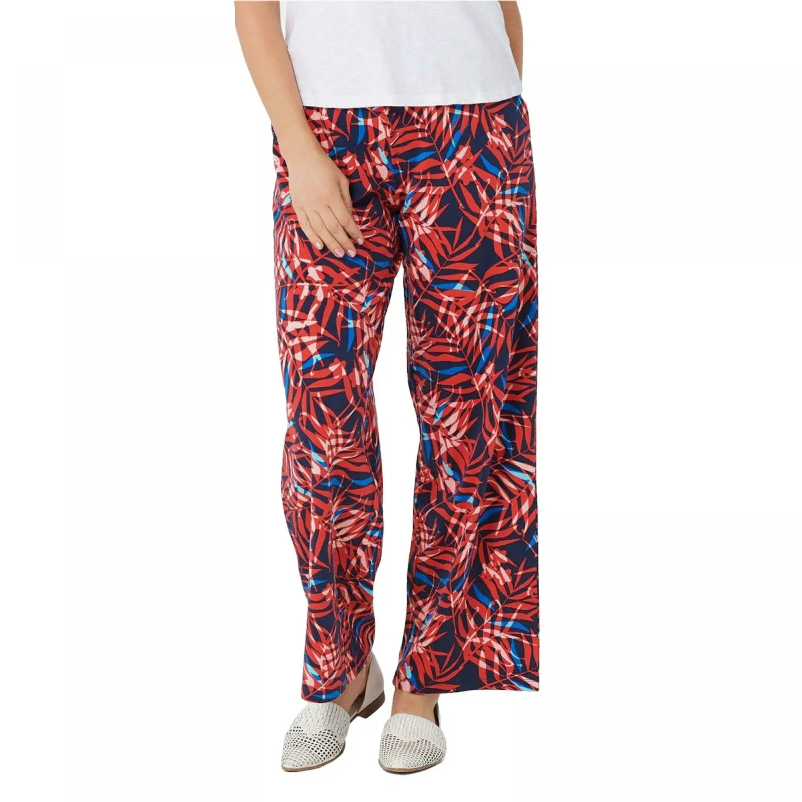 Denim & Co. Women's Pull On Wide Leg Beach Pants