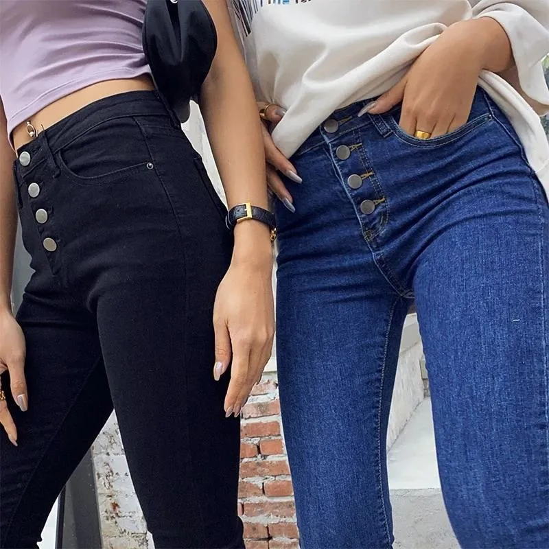 Denim Pencil Pants