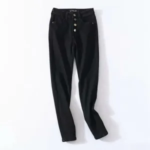 Denim Pencil Pants