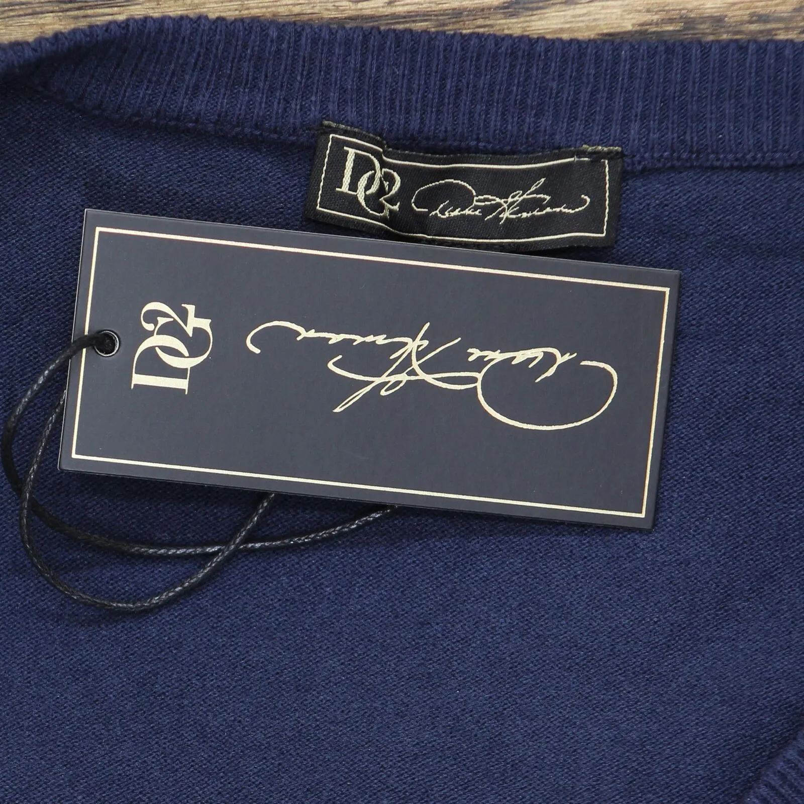 DG2 by Diane Gilman Quad Blend Long Sleeve Button Front Cardigan Navy Blue 1X