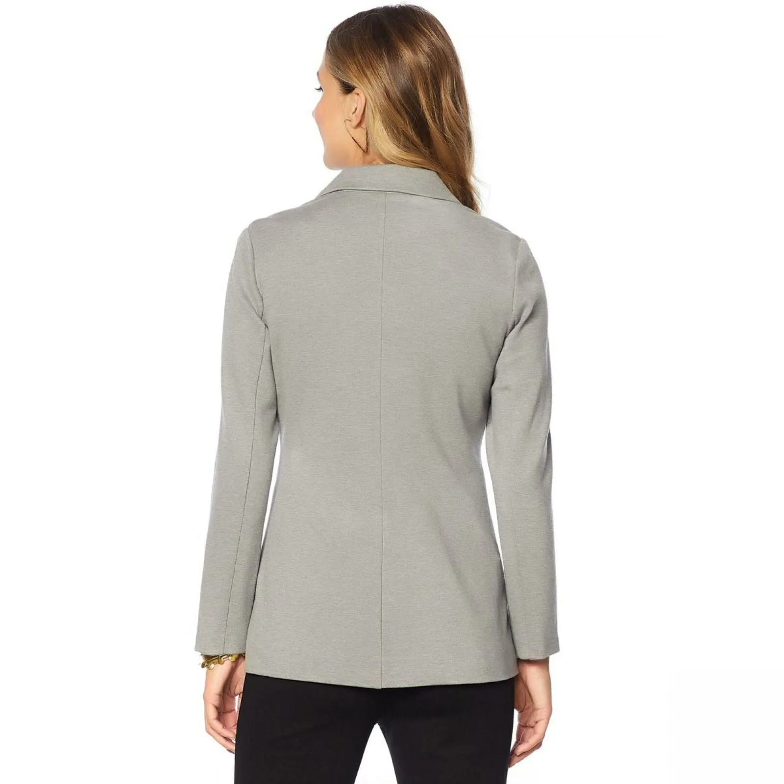 DG2 by Diane Gilman Women's Classic Stretch Ponte Knit Blazer