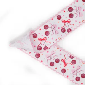 Disco Bows with Pink Moonstitch