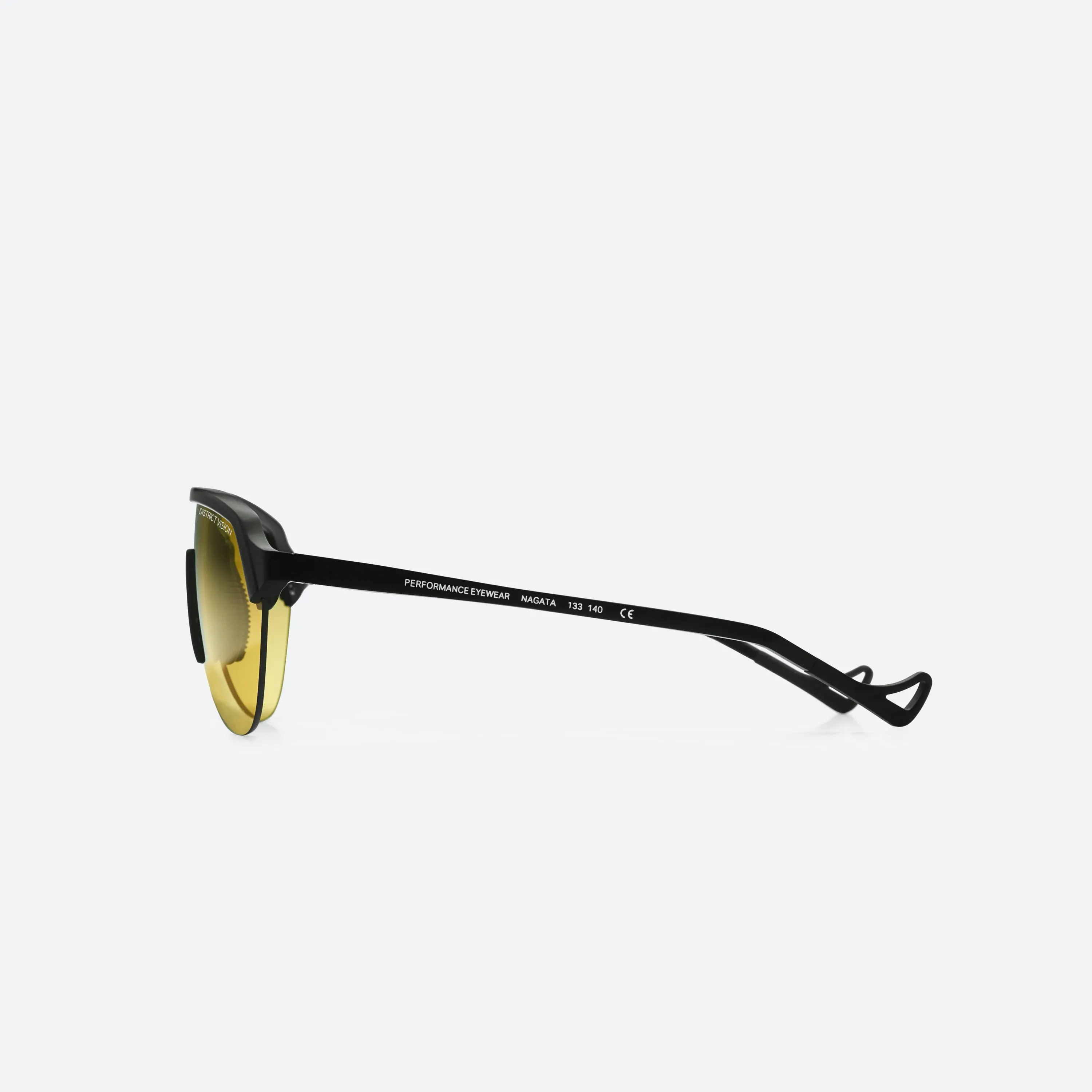 District Vision Nagata Speed Blade - Black (D  Sports Yellow Lens)