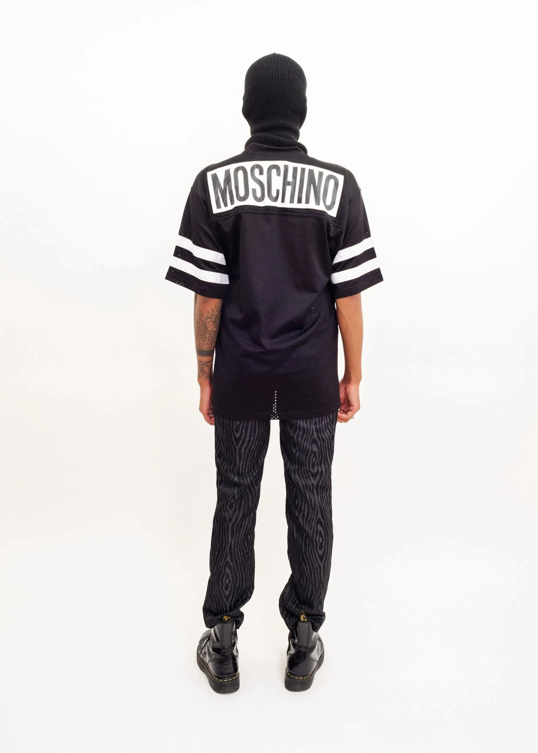 DJ Donald Duck sequinned baseball shirt