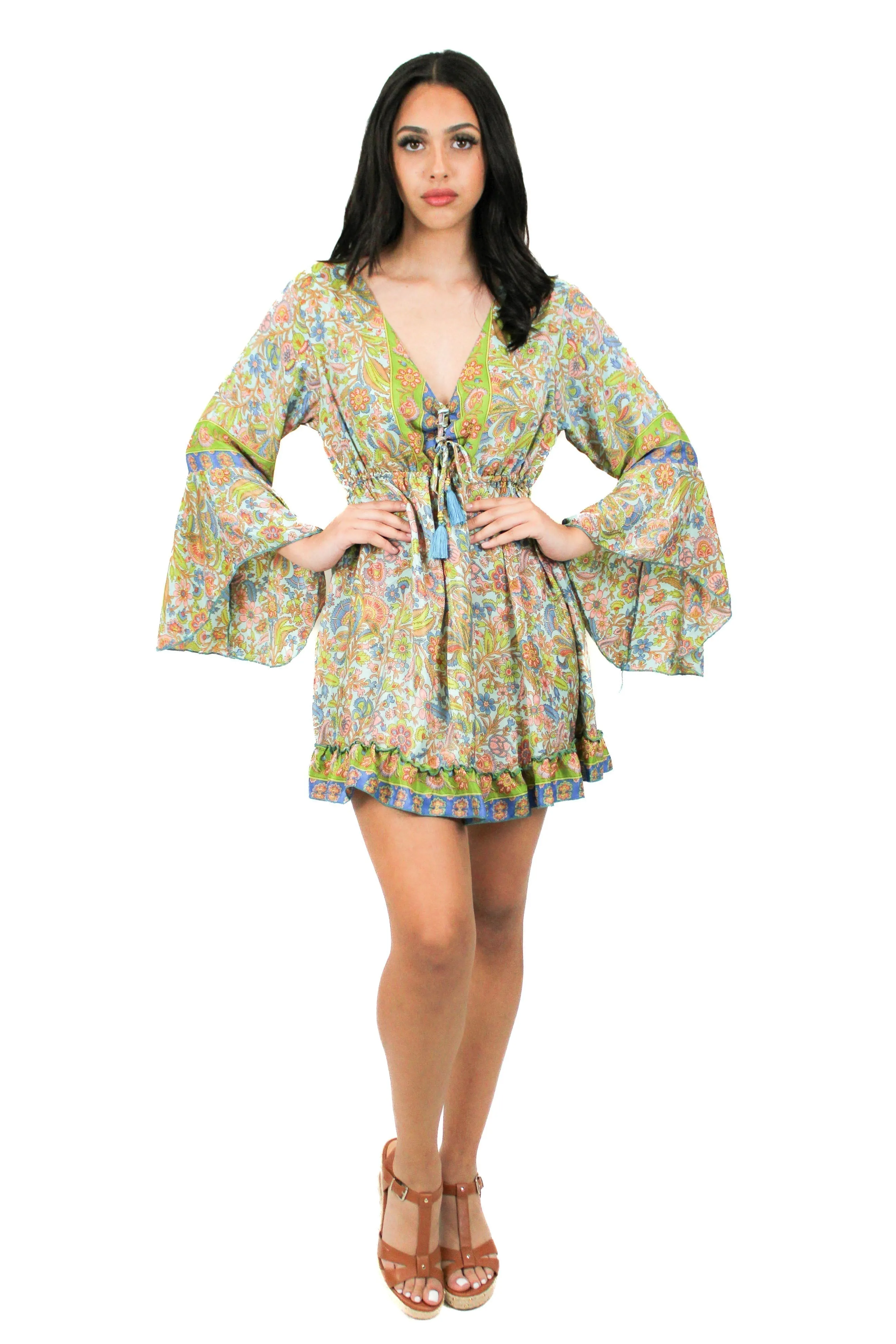 DK-5049 Dress in Pink Mix