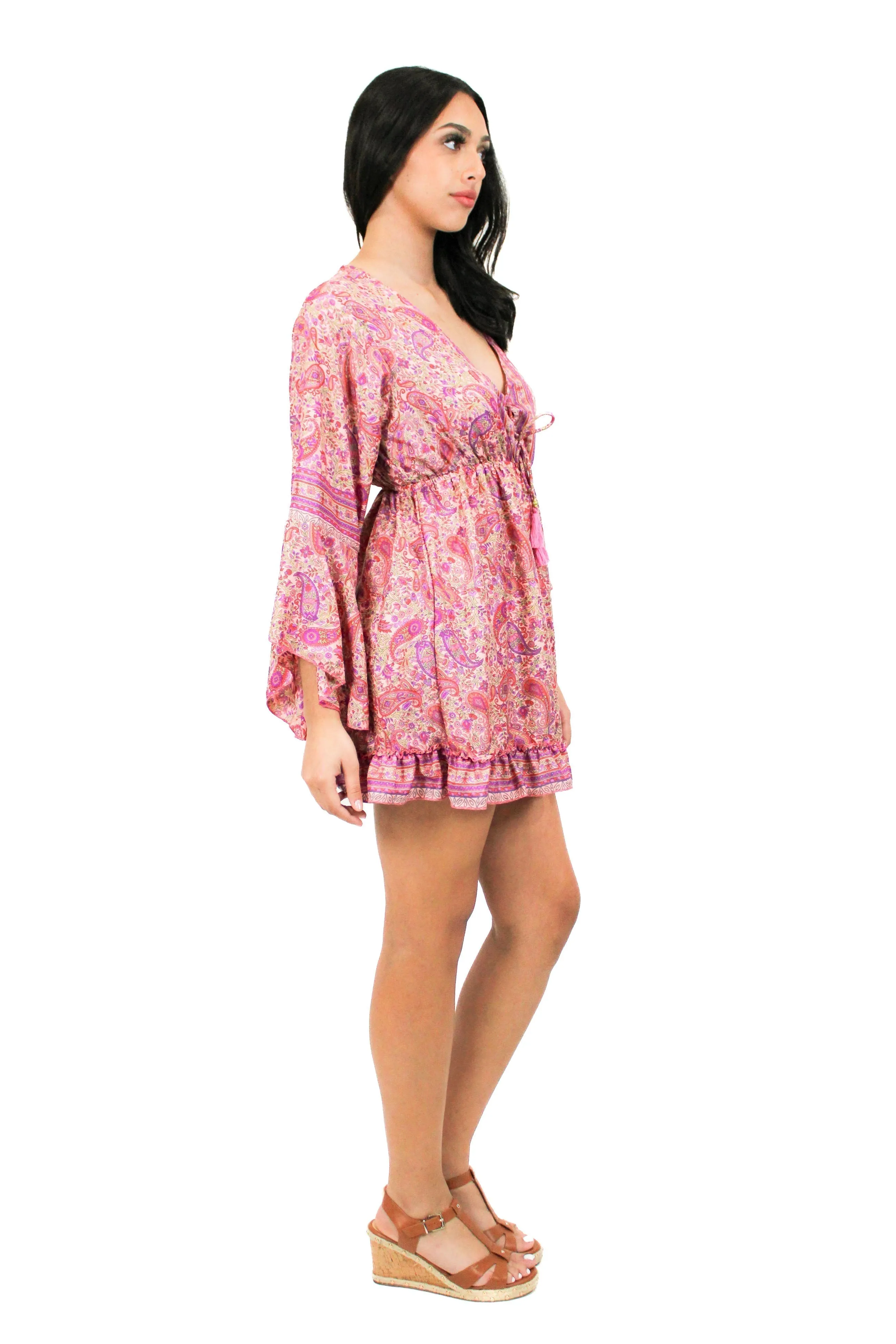 DK-5049 Dress in Pink Mix