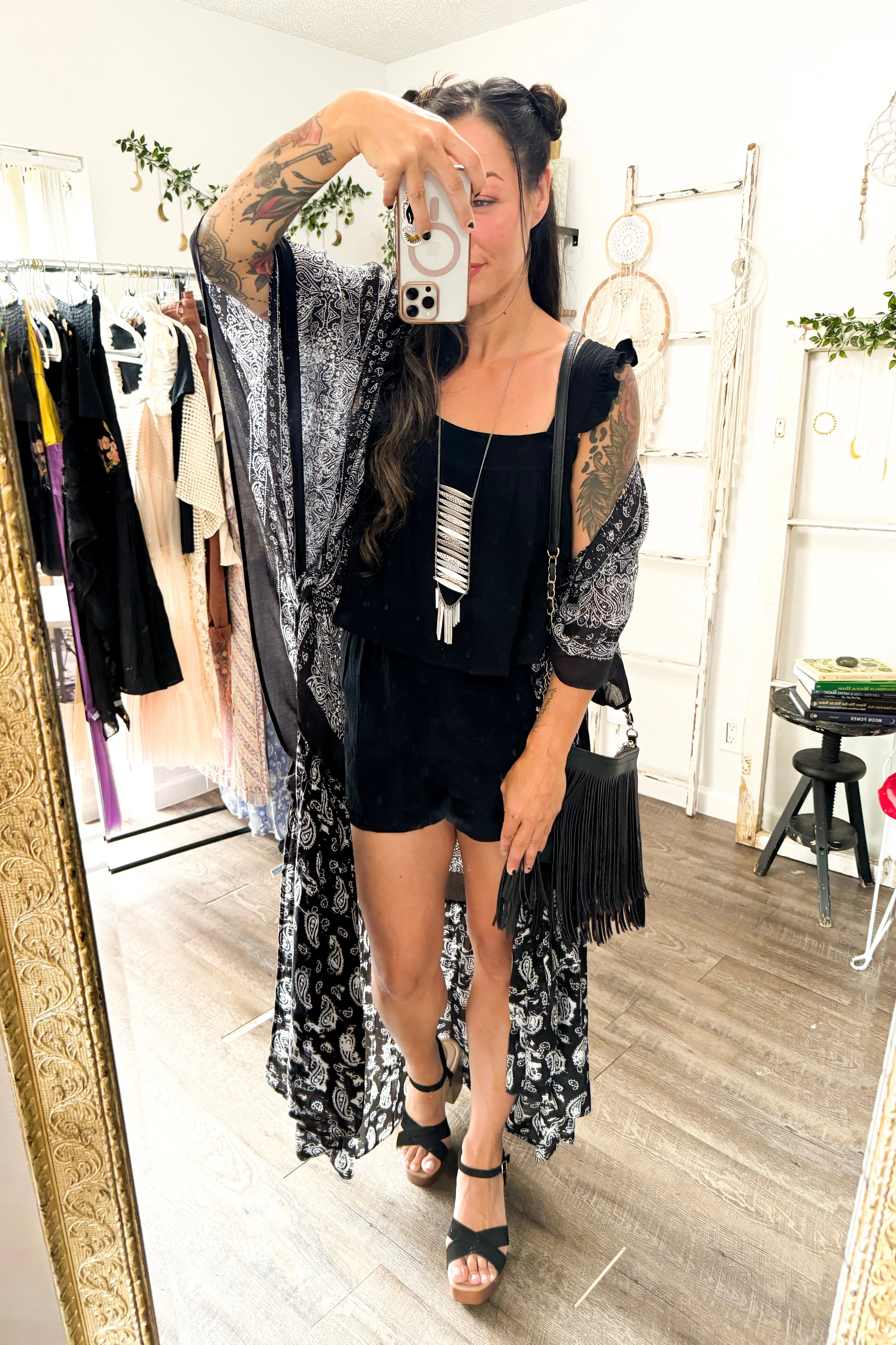 Double Gauze Top and Shorts Set