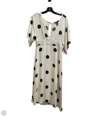 Dress Casual Maxi By Forever 21 In Polkadot Pattern, Size: M