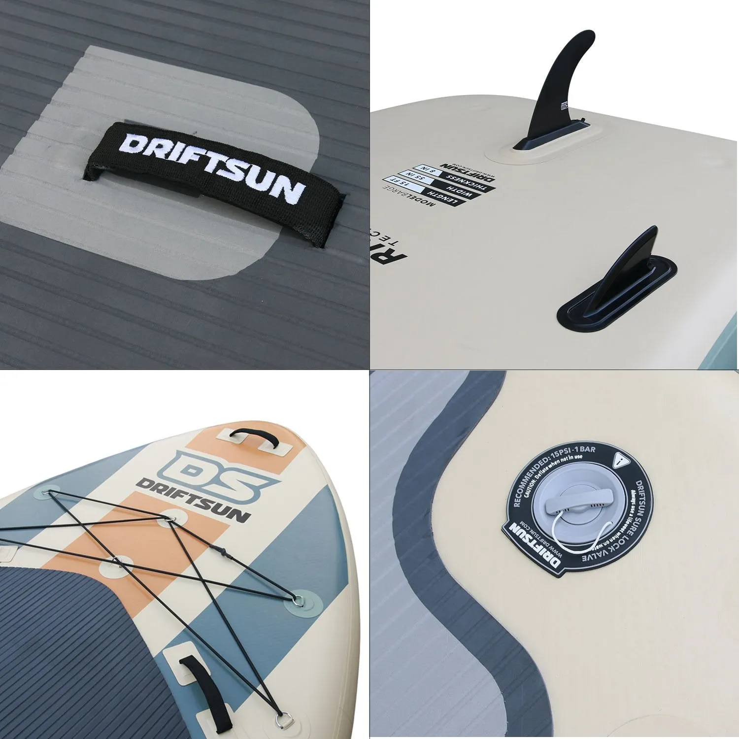 Driftsun Barge 15’ Mega Inflatable Multi-Person Stand Up Paddleboard