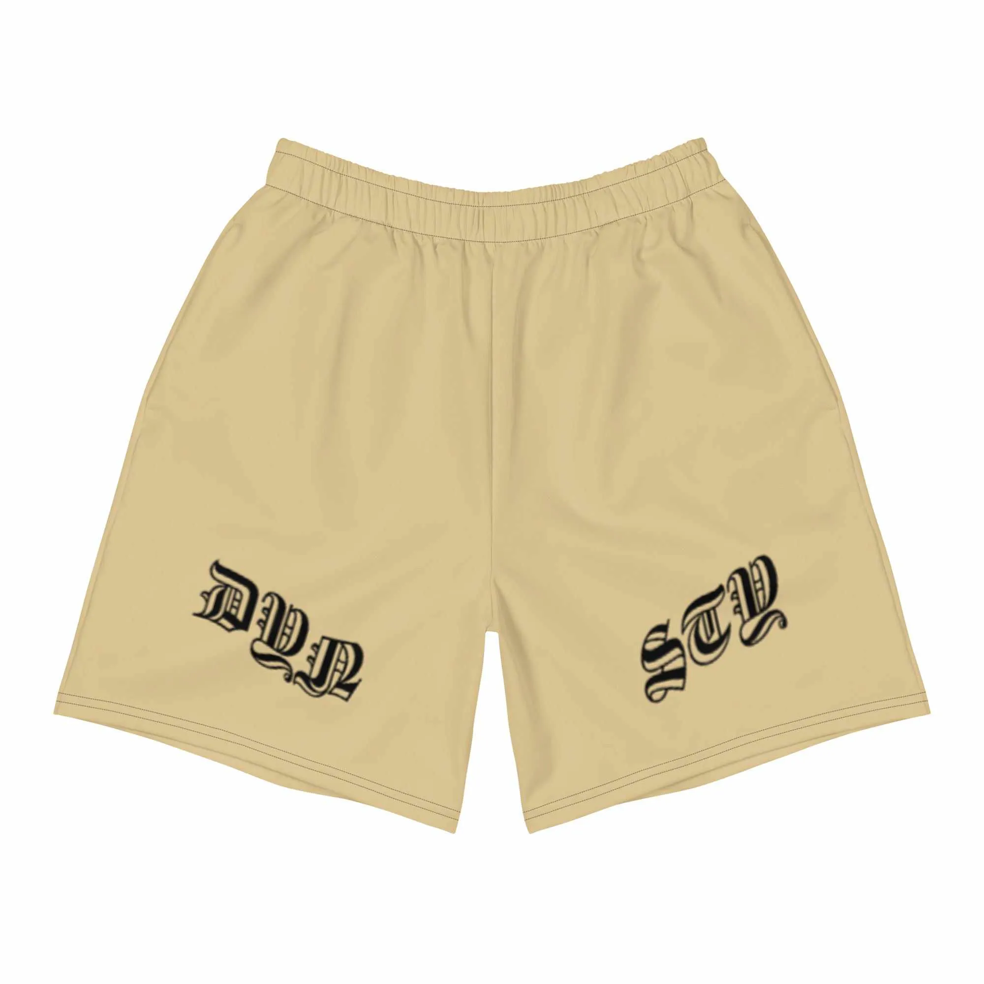 Dynasty Sunset Riders Active Training Workout Shorts (Khaki)