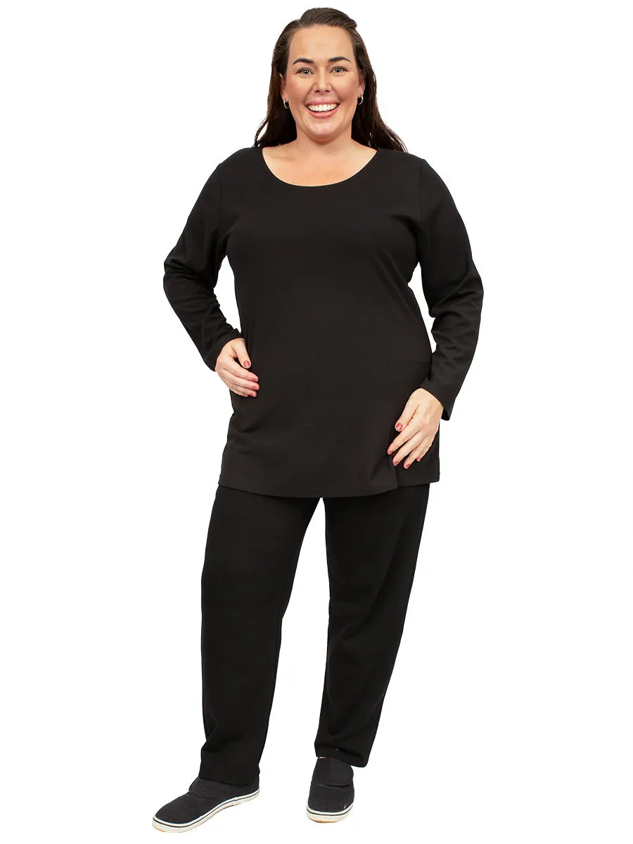 Ebony Track Pant - Black